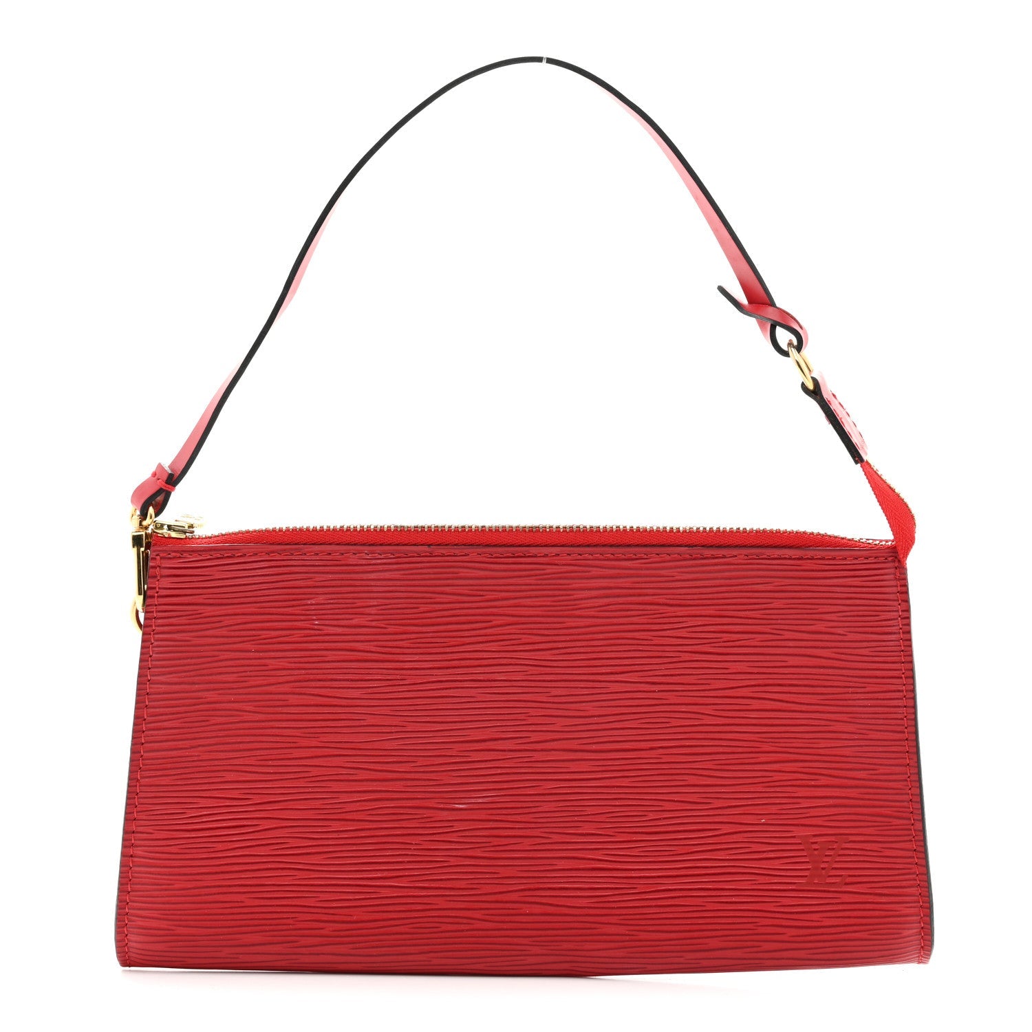 Epi Pochette Accessories 24 Castillan Red