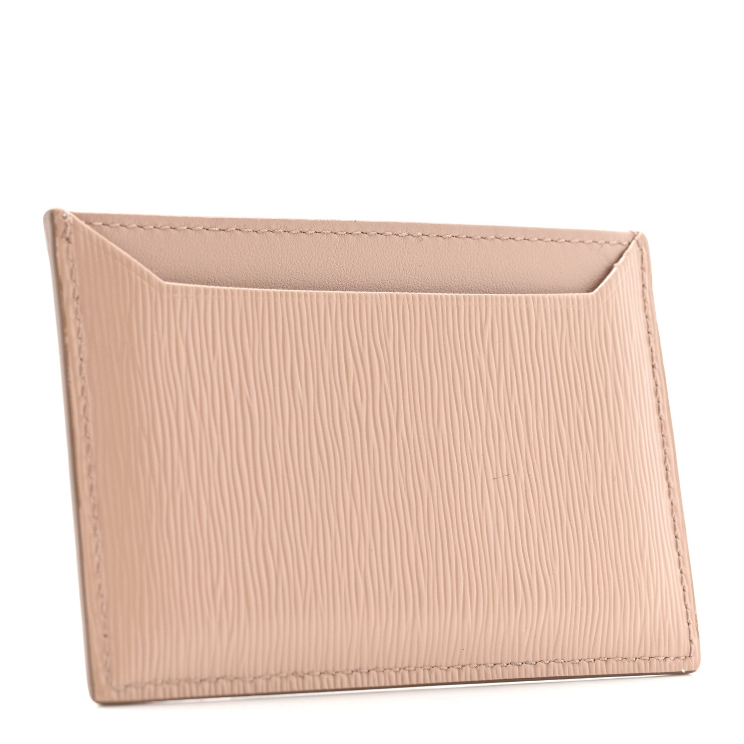 Vitello Move Triangle Card Case Cipria