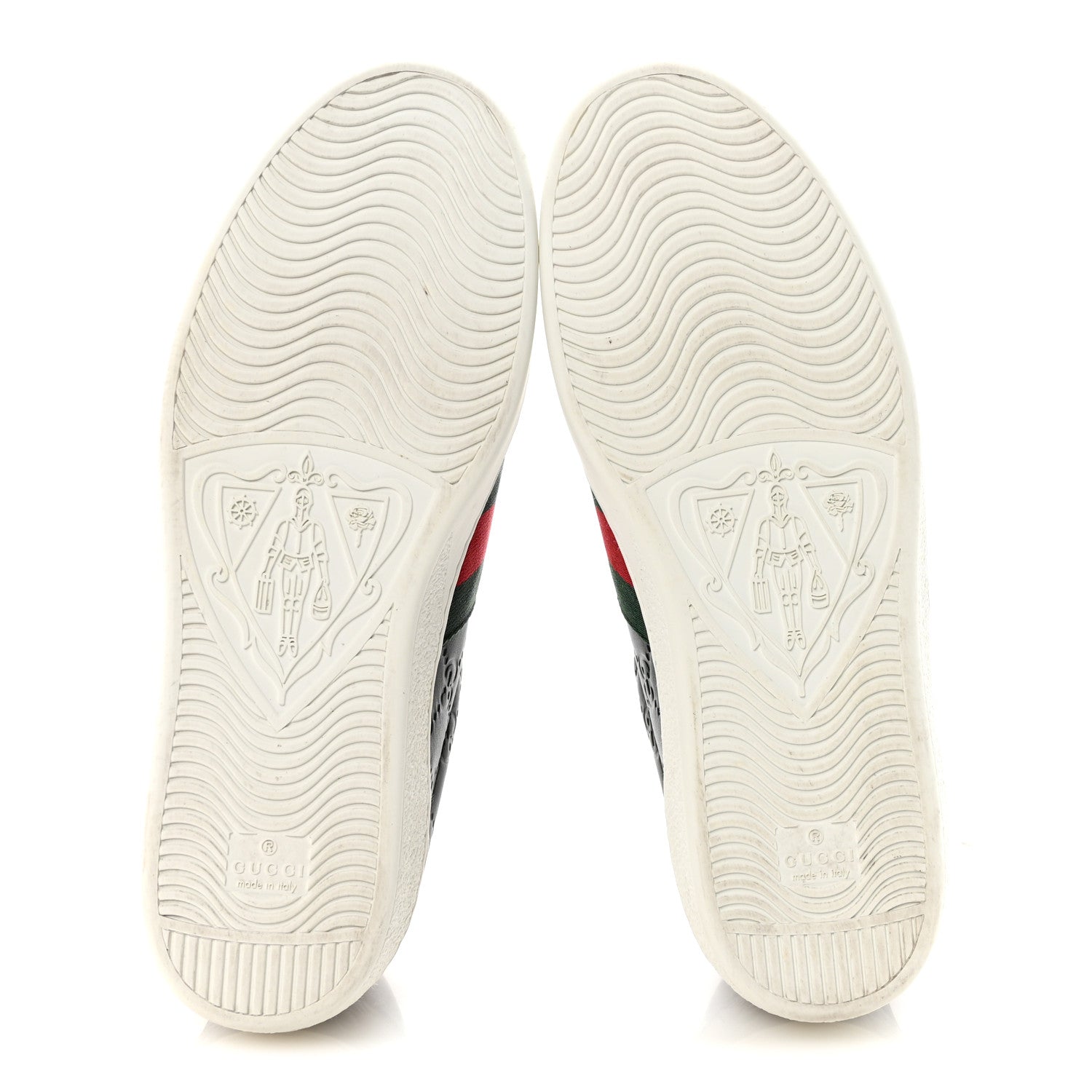 Guccissima Signature Web Mens Ace Sneakers 8.5 Black