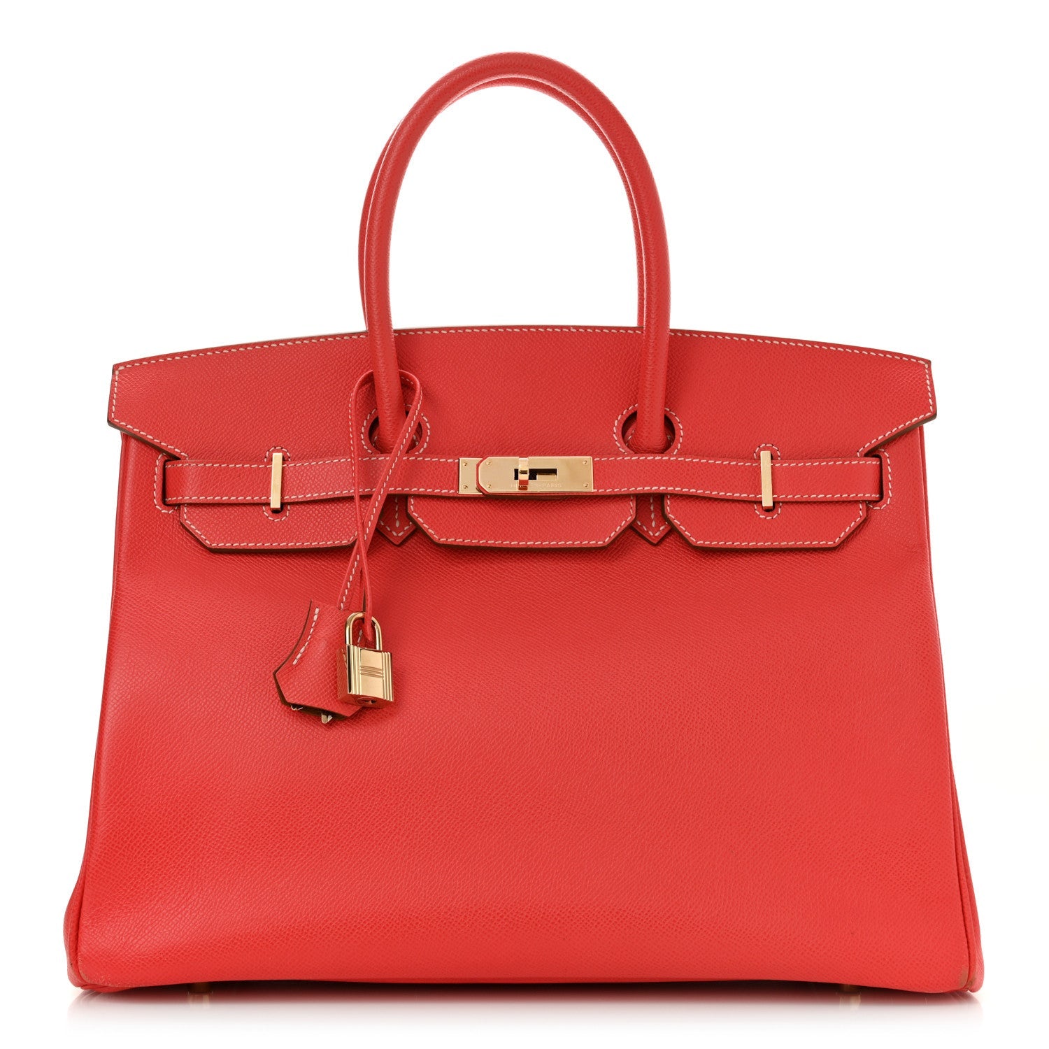 Epsom Candy Birkin 35 Rose Jaipur Gold