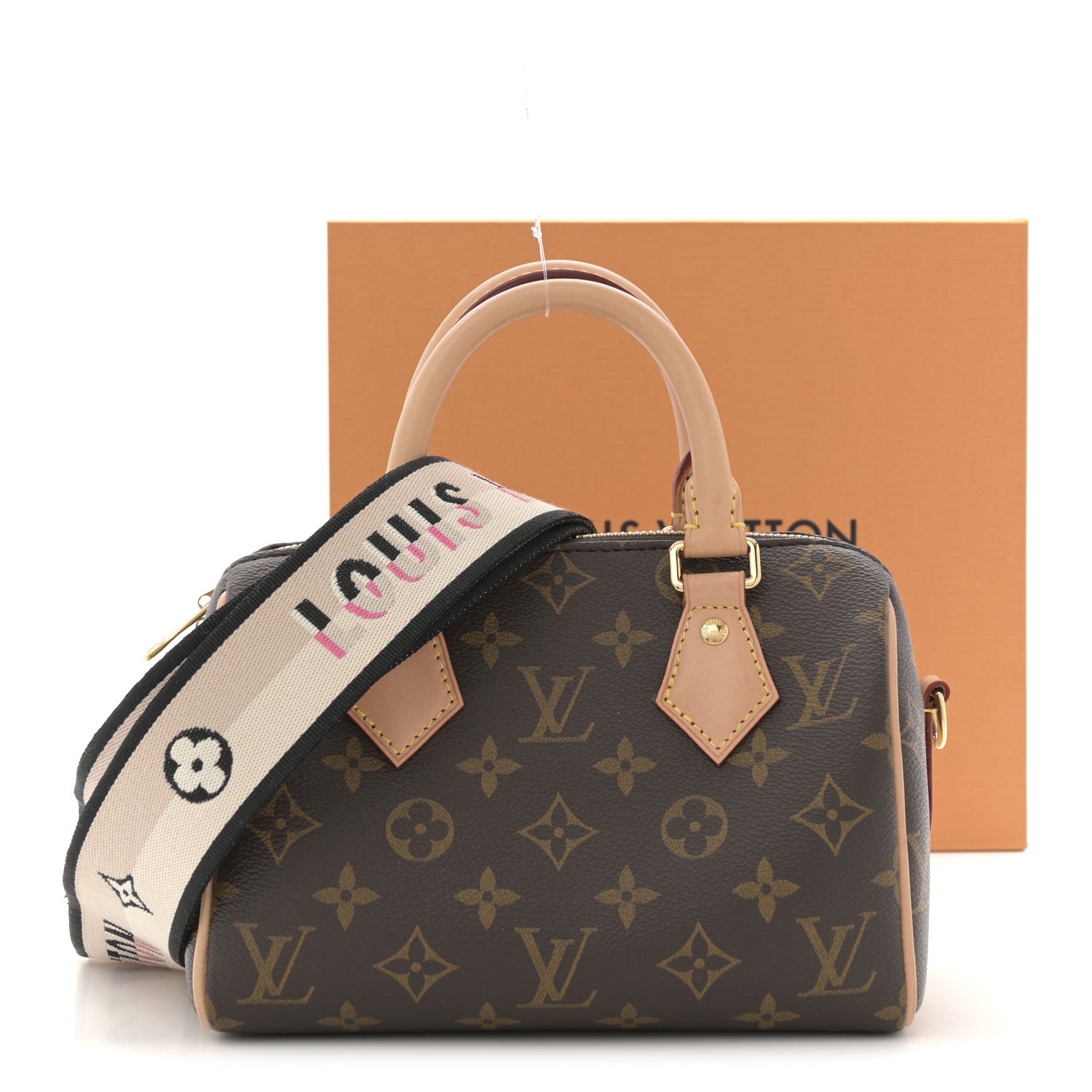 Monogram Speedy Bandouliere 20 Black