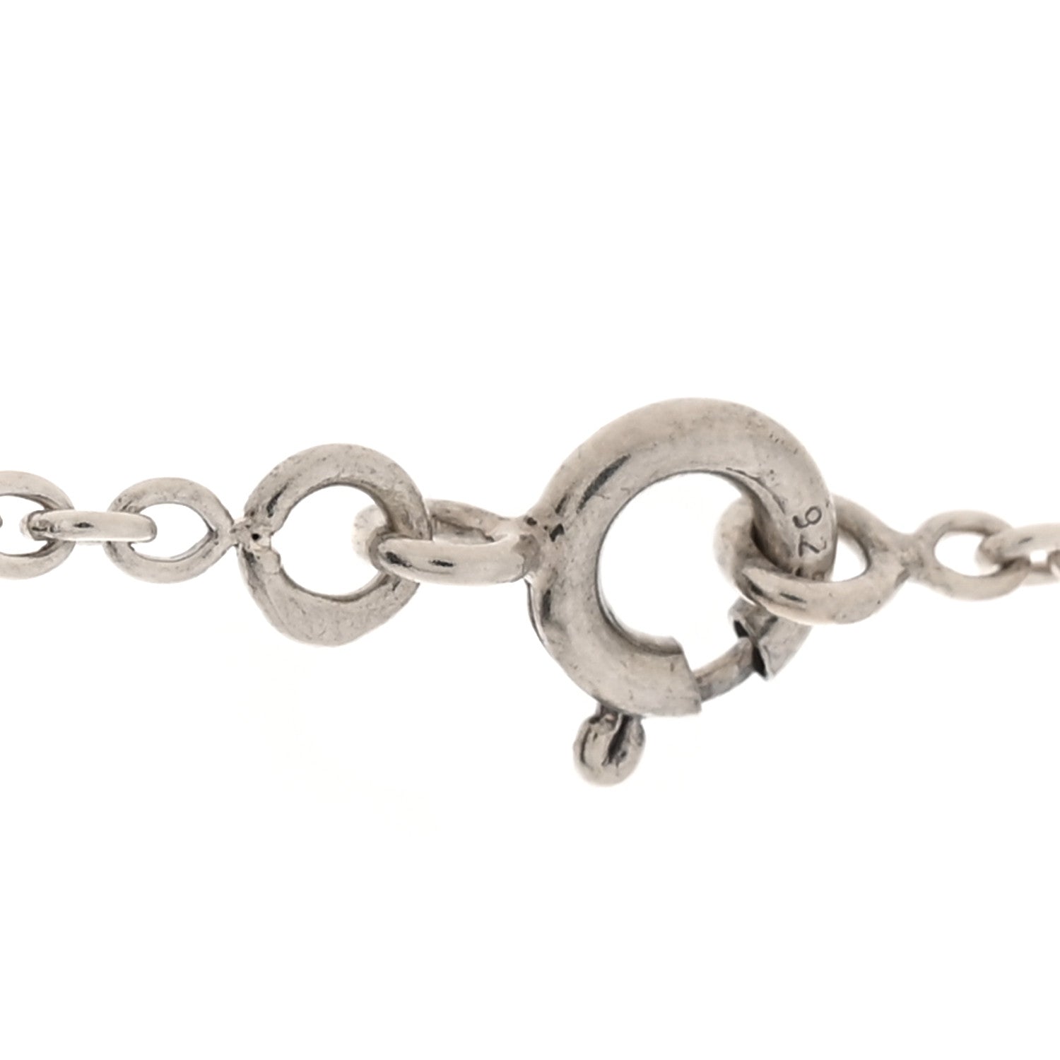 Sterling Silver Amulette Chaine d'Ancre Enchaine Pendant Necklace