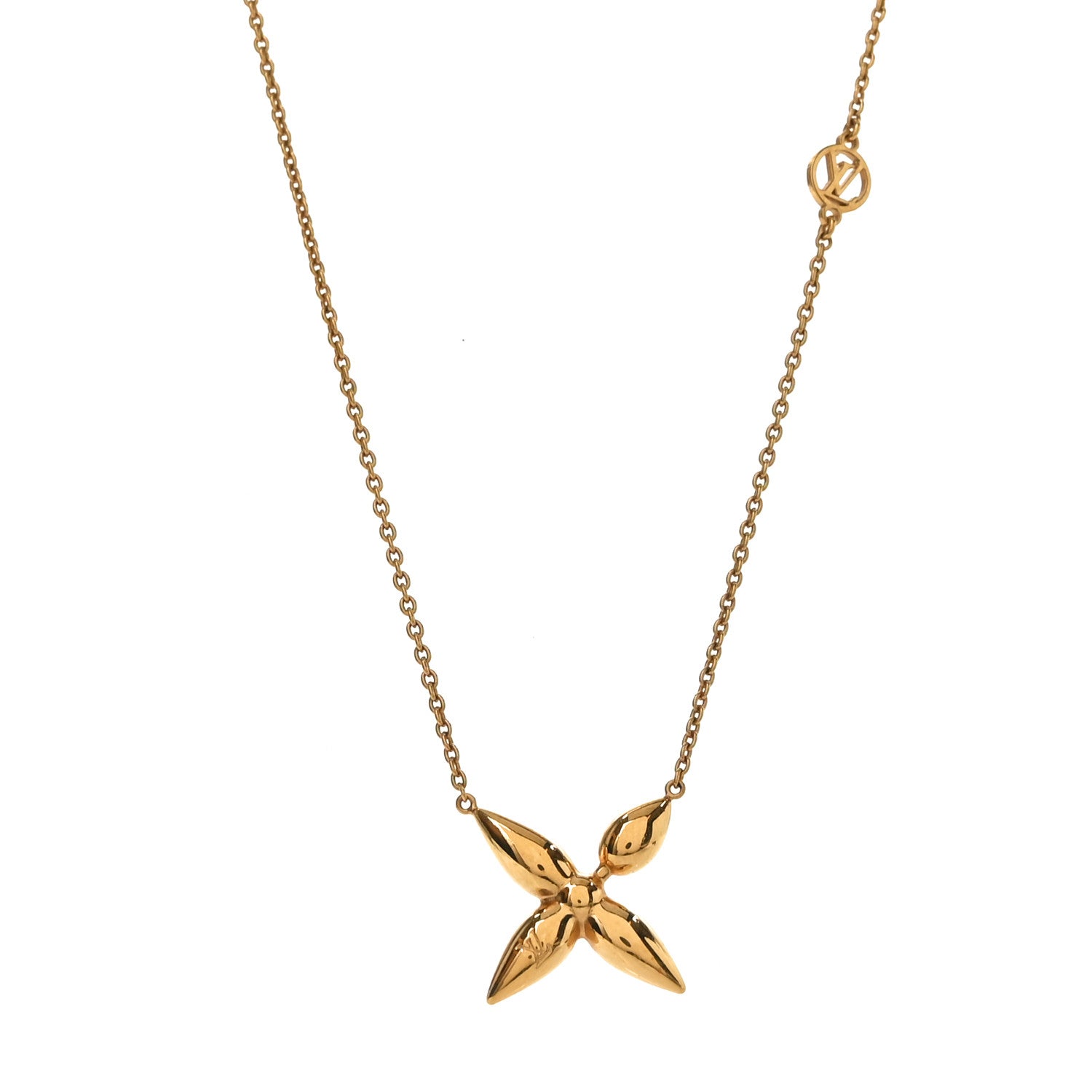 Metal Louisette Necklace Gold