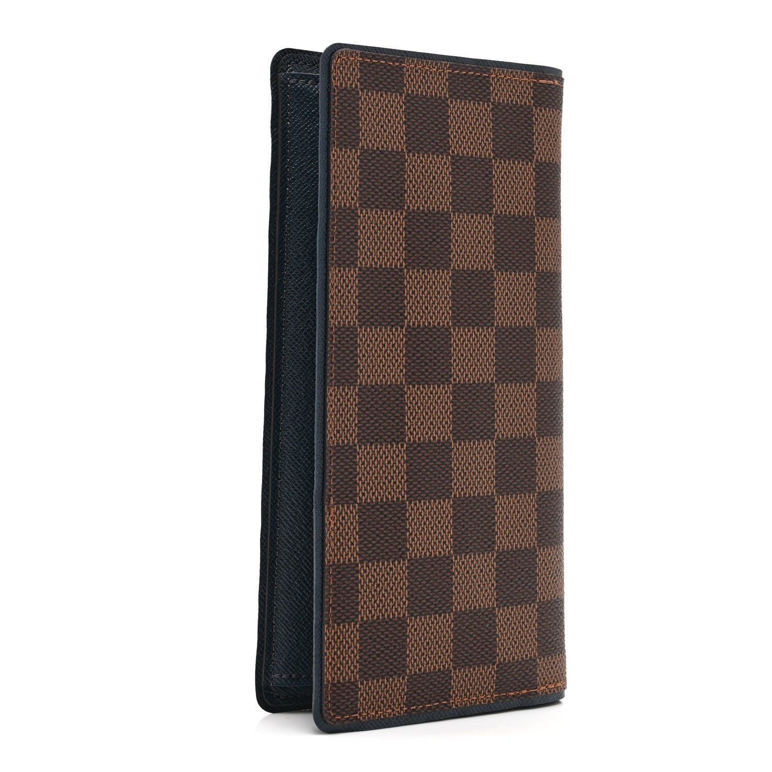 Damier Ebene Brazza Wallet Blue