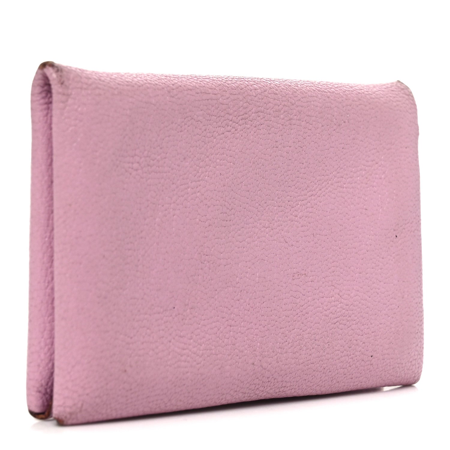 Chevre Mysore Calvi Card Case Mauve Sylvestre