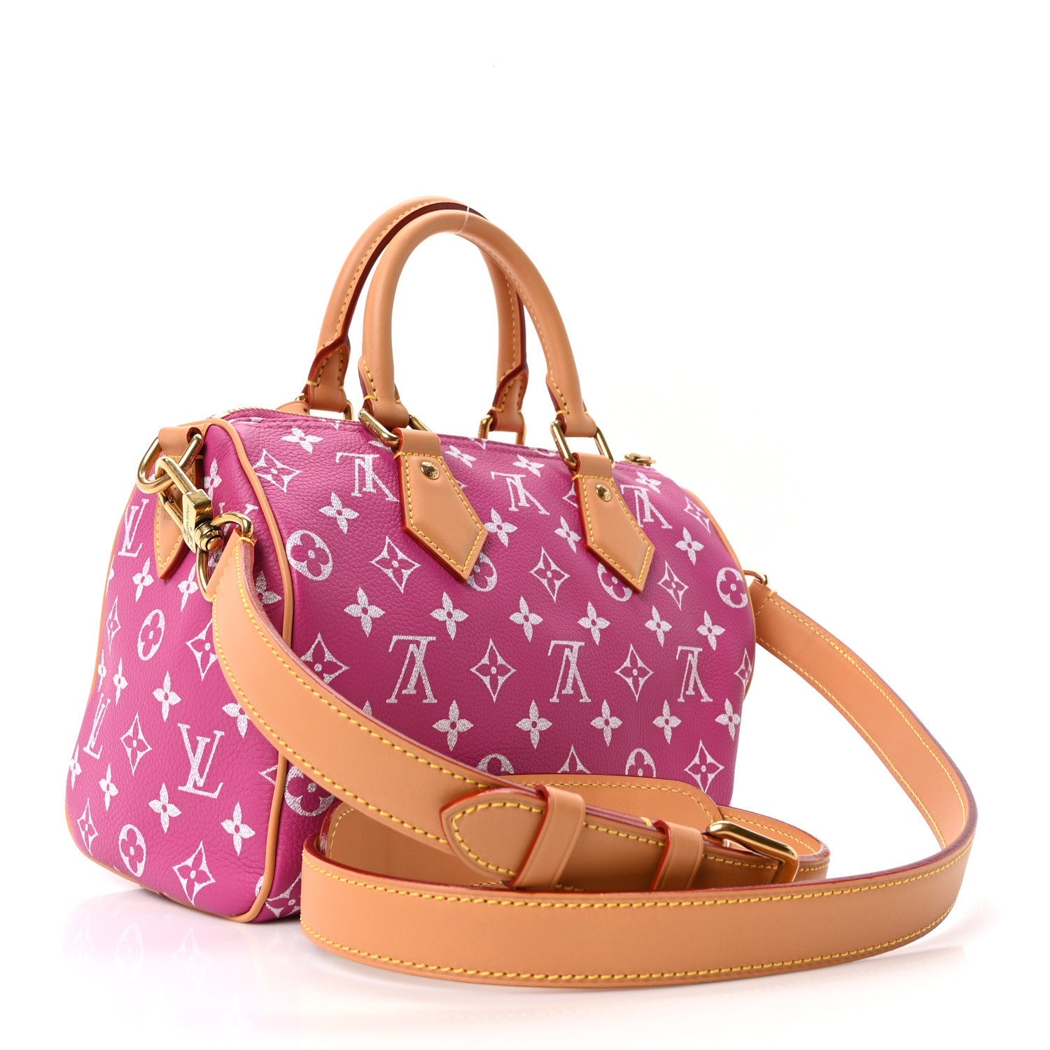 Calfskin Monogram Speedy P9 Bandouliere 25 Agate