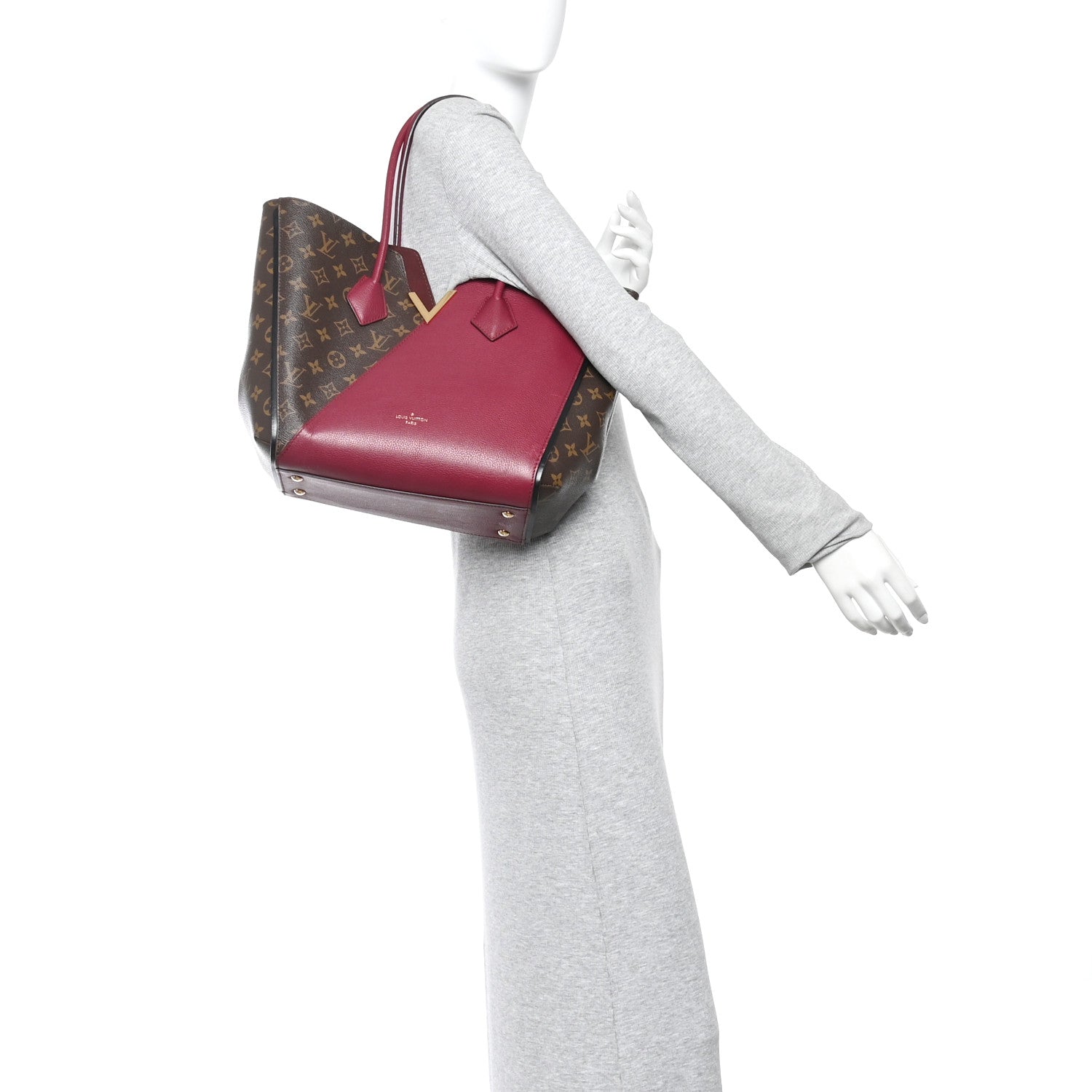 Calfskin Monogram Kimono Tote Grape
