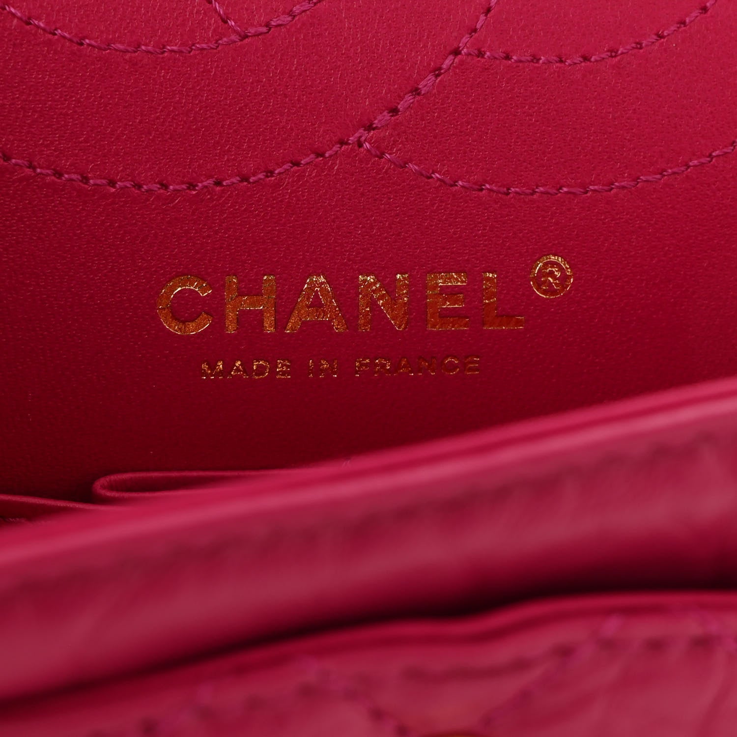 Aged Calfskin Quilted 2.55 Reissue 225 Flap Fuchsia