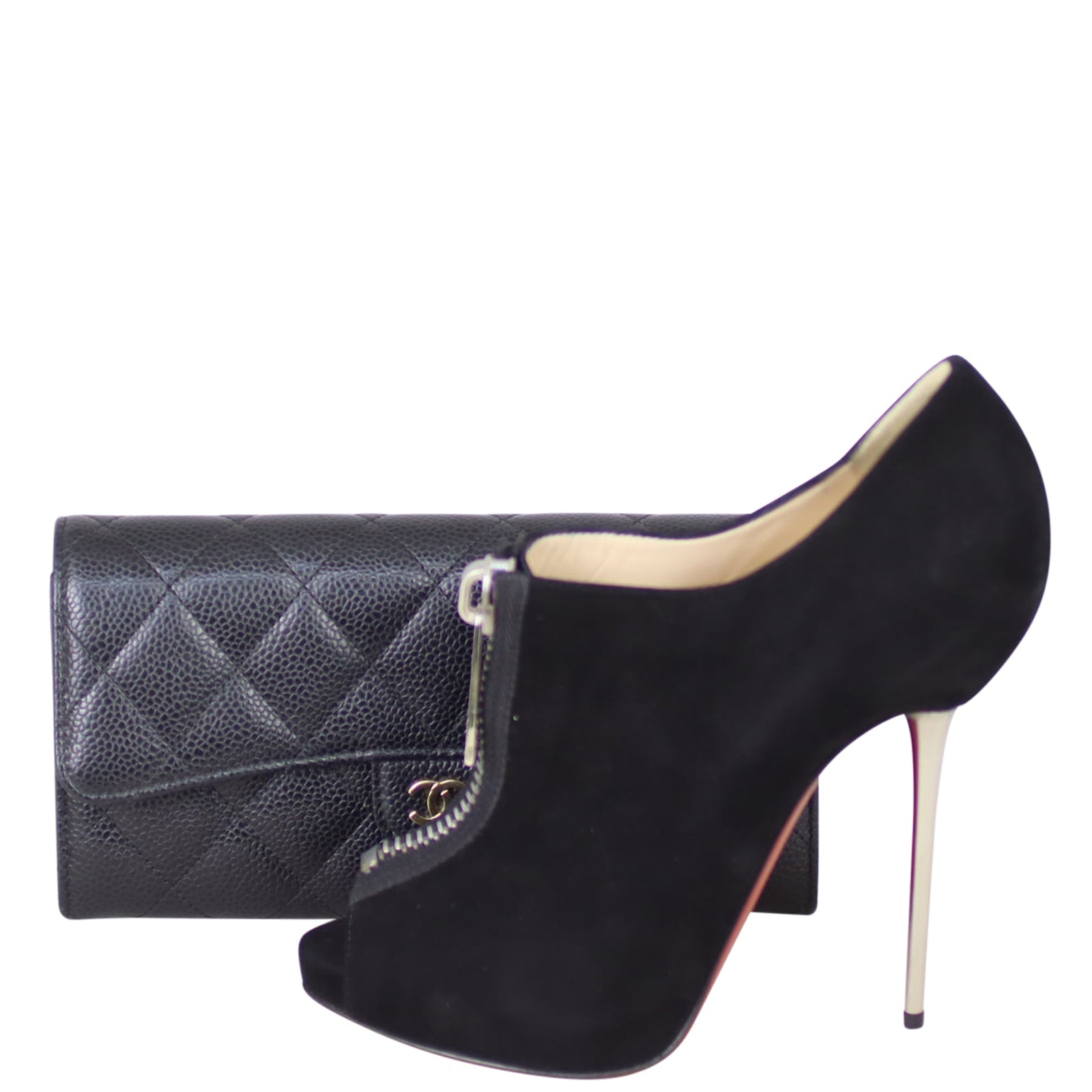 Chanel Classic Flap Long Wallet | Black Gold Hardware