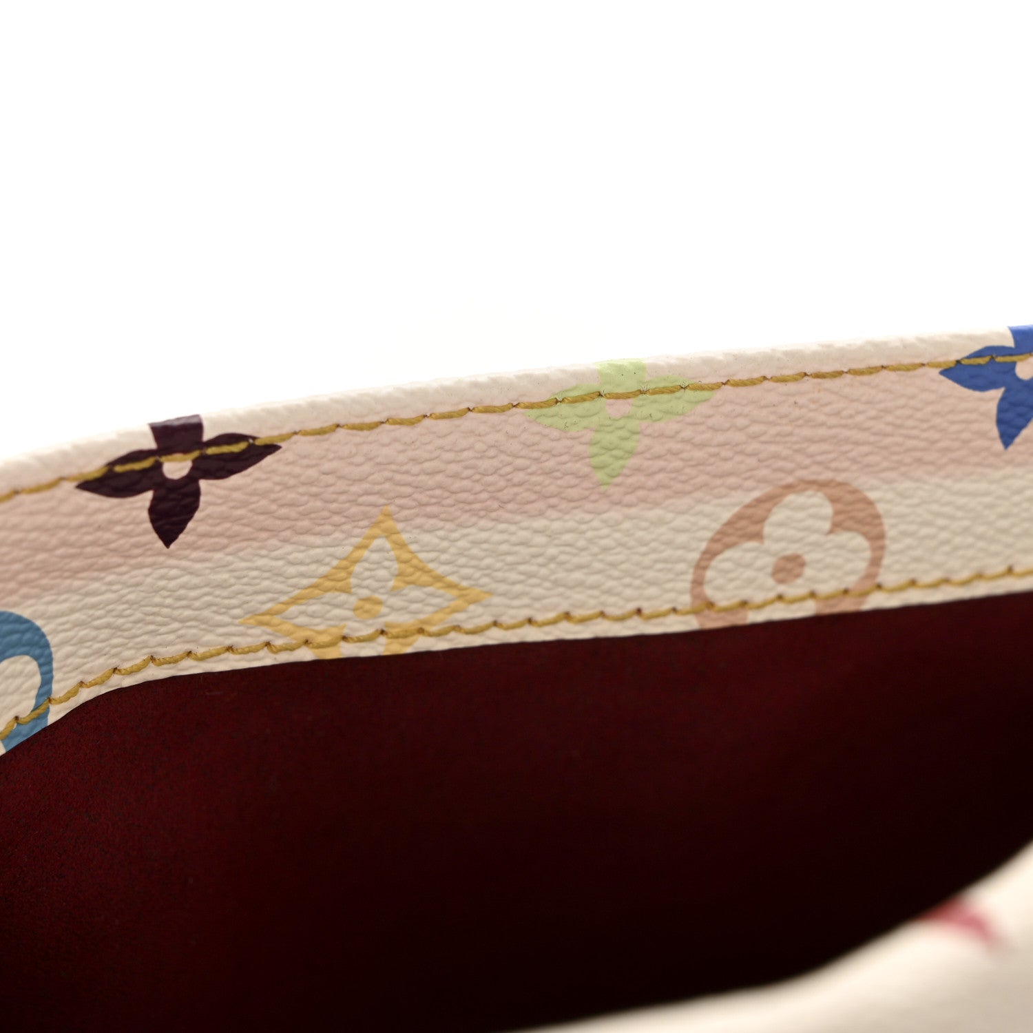Monogram Multicolor Beverly MM White