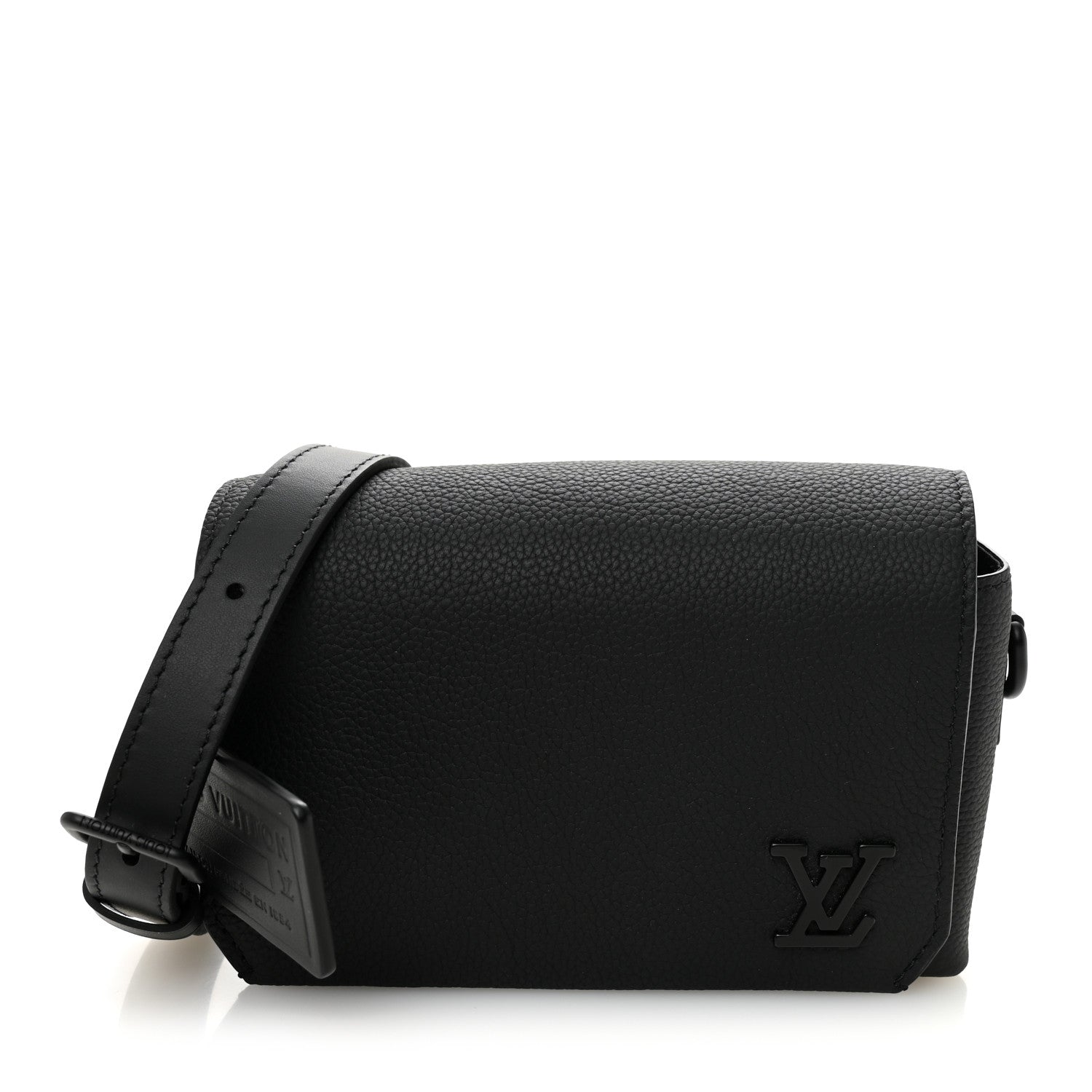 Calfskin Aerogram Fastline Wearable Wallet Black