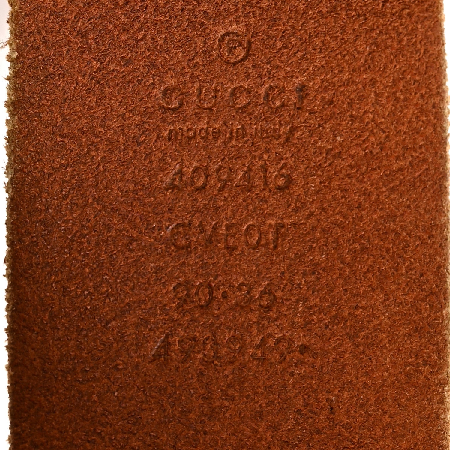 Faded Calfskin Double G 40mm Belt 90 36 Cuir