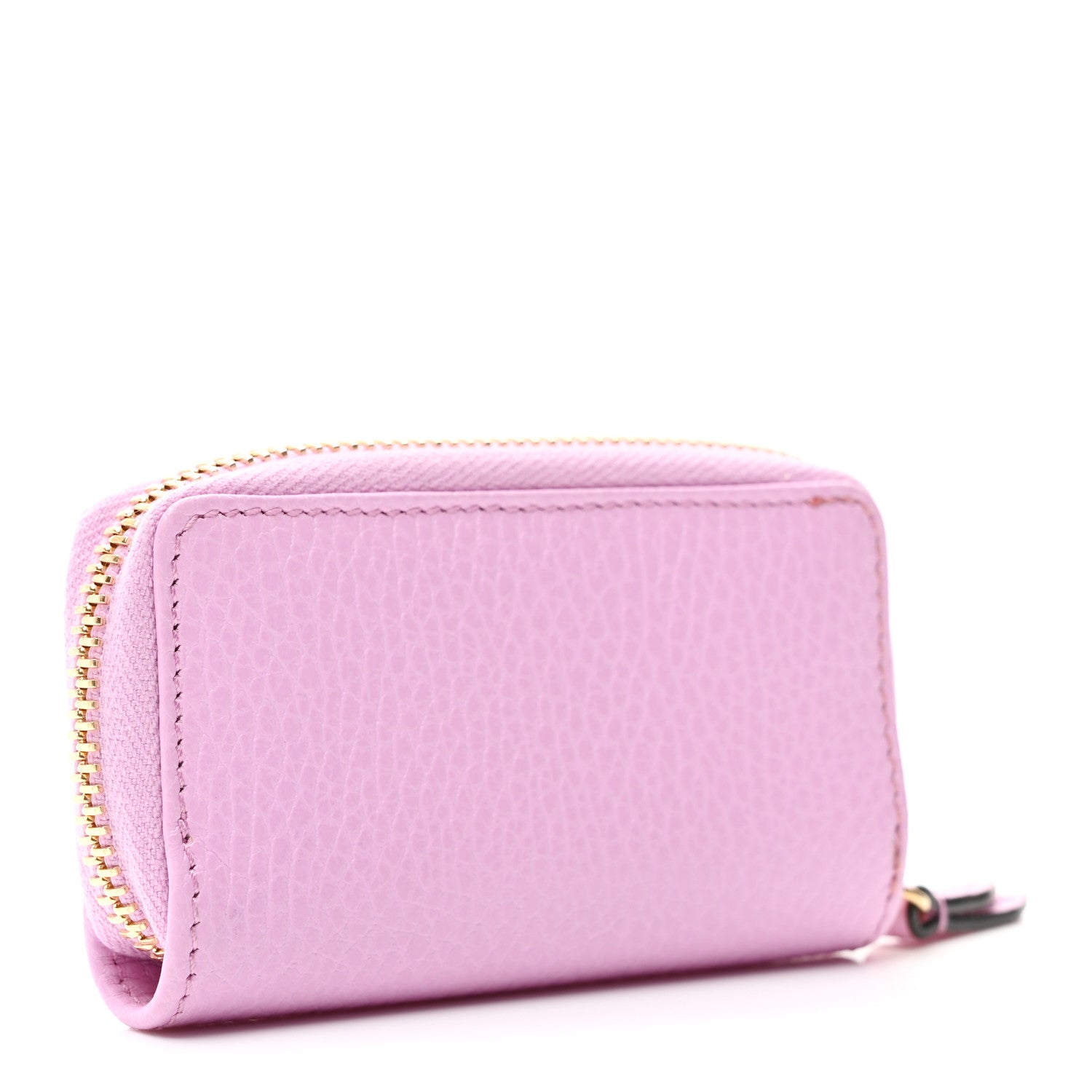 Dollar Calfskin Bosco Zip Around Key Case Malva