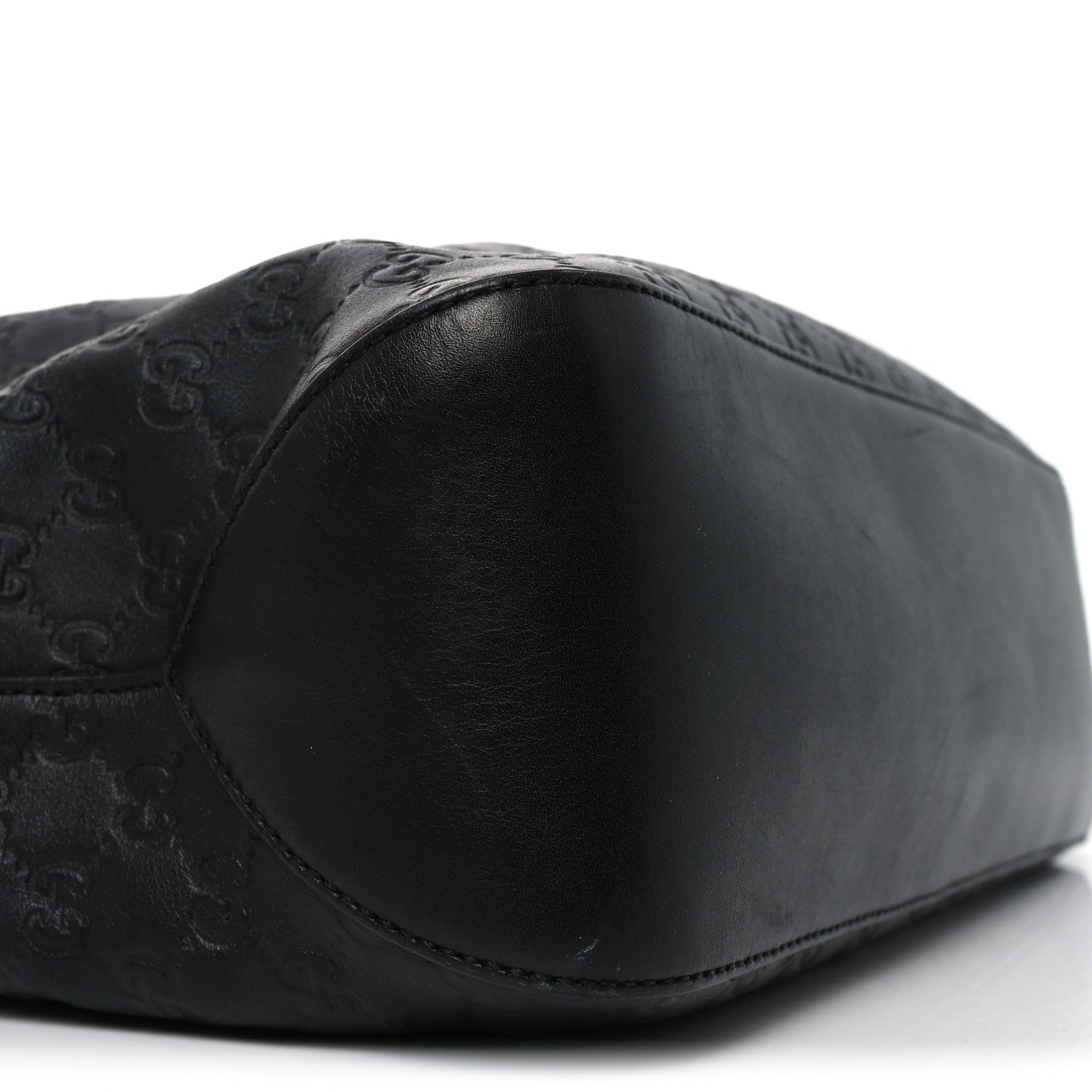 Guccissima Signature Large Linea A Hobo Black