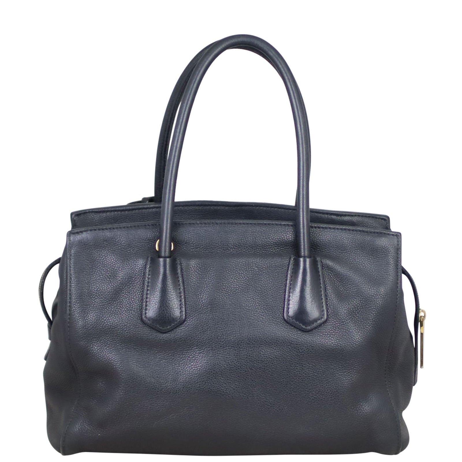 Prada Vitello Grain Top Handle Tote
