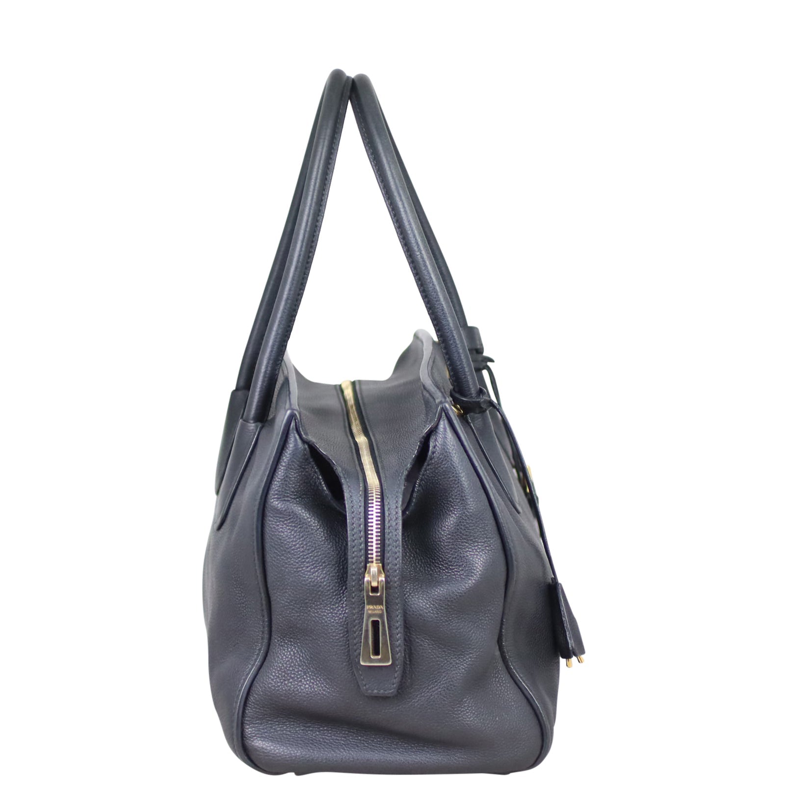 Prada Vitello Grain Top Handle Tote