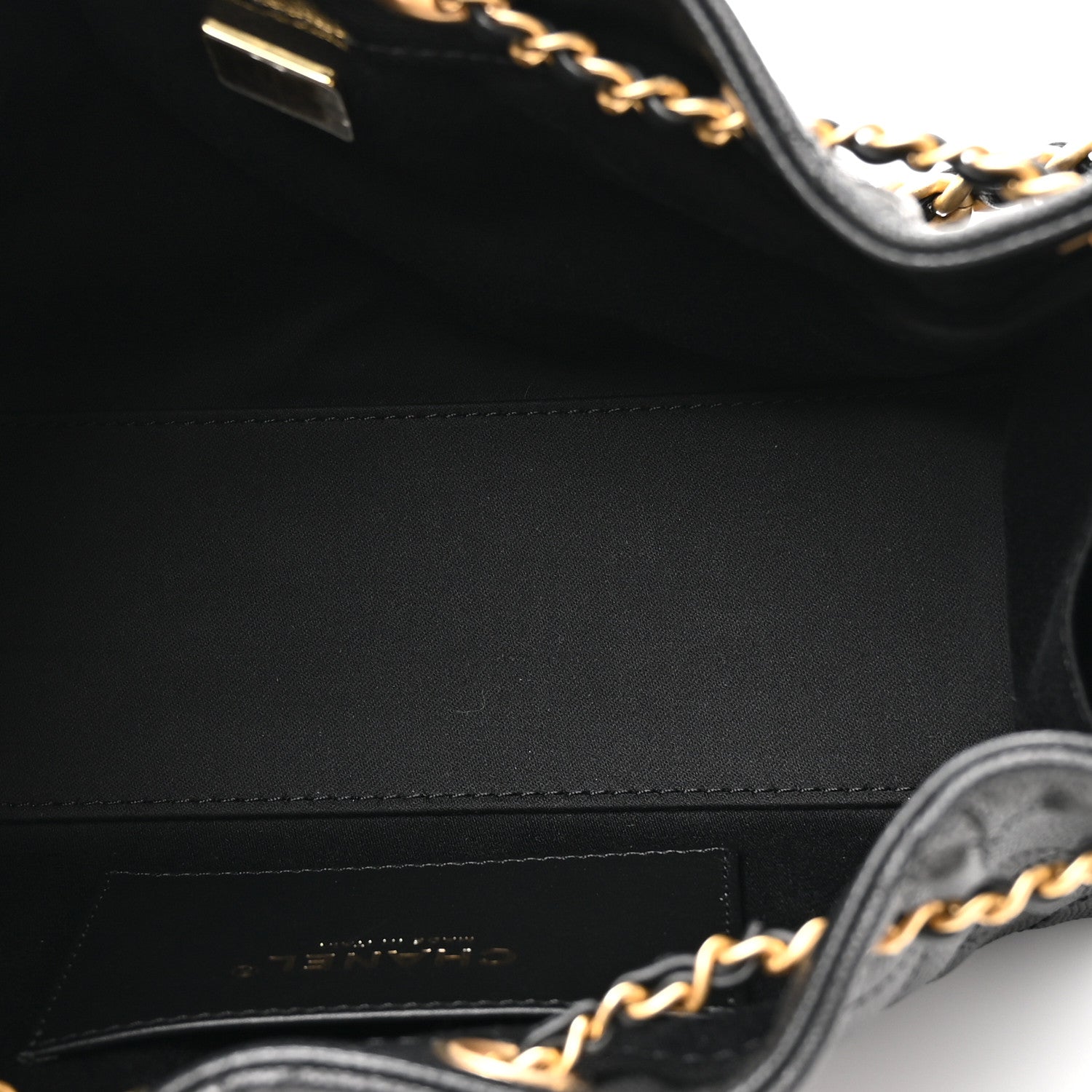 Caviar Quilted Mini Chanel 25 Handbag Black
