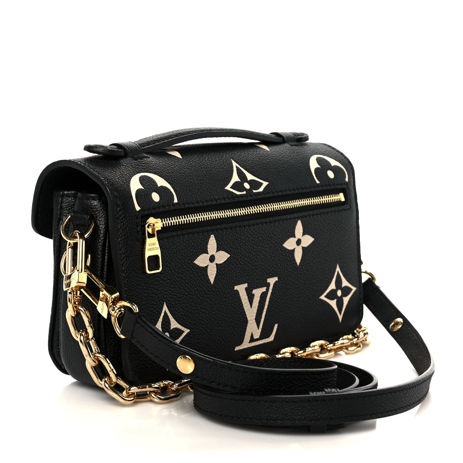 Empreinte Monogram Giant Pochette Metis East West Black Beige