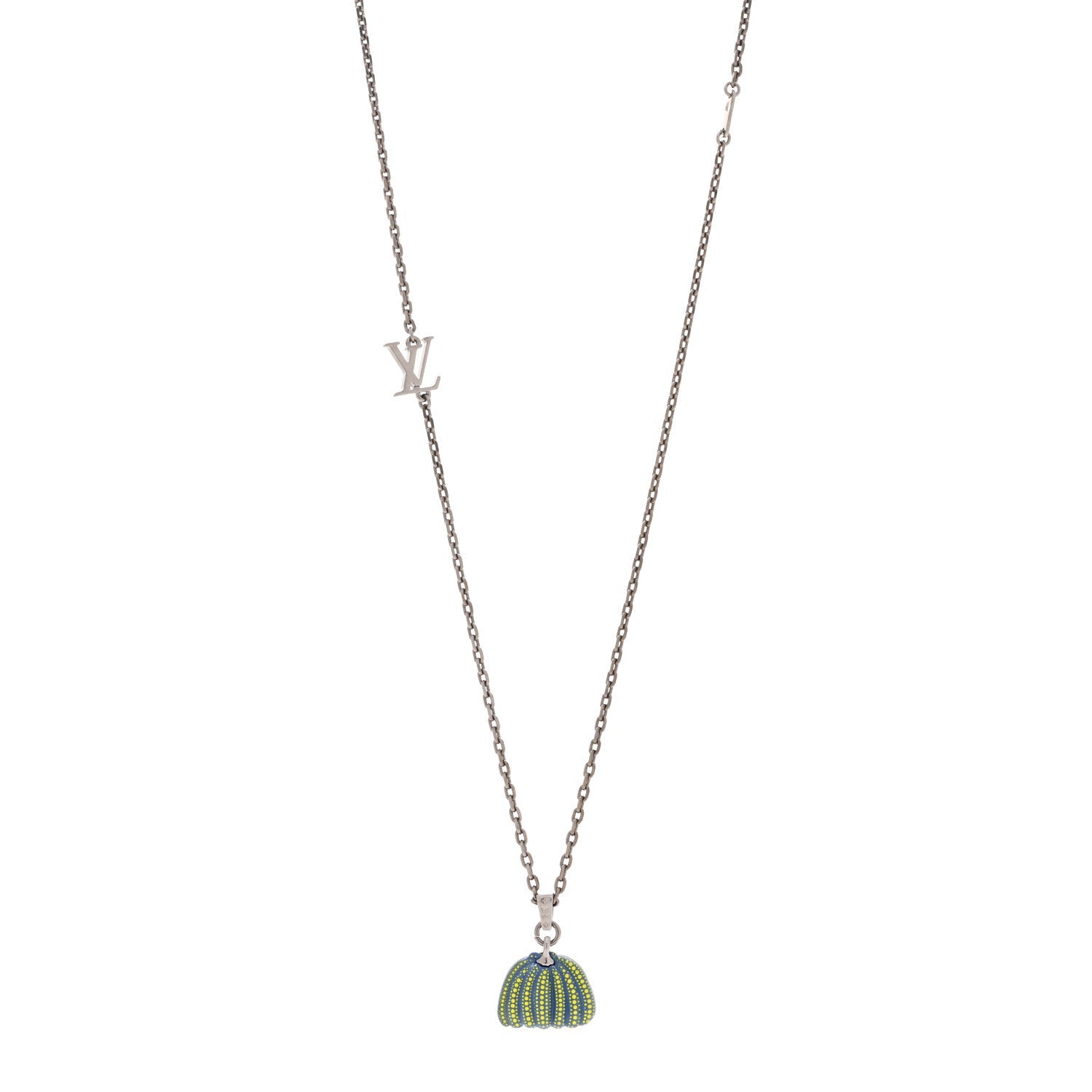 X Yayoi Kusama Pumpkin Pendant Necklace