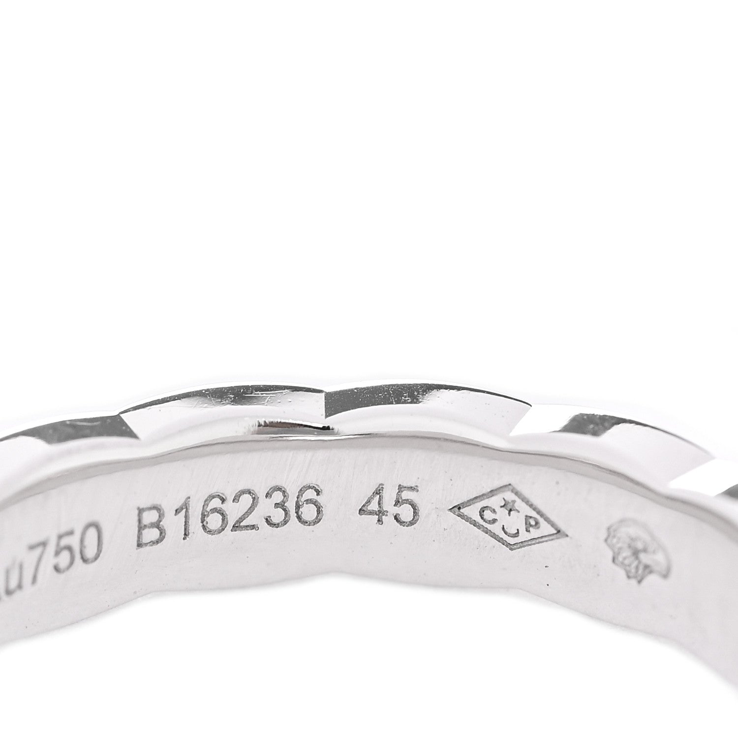 18K White Gold Mini Coco Crush Ring 45 3.25