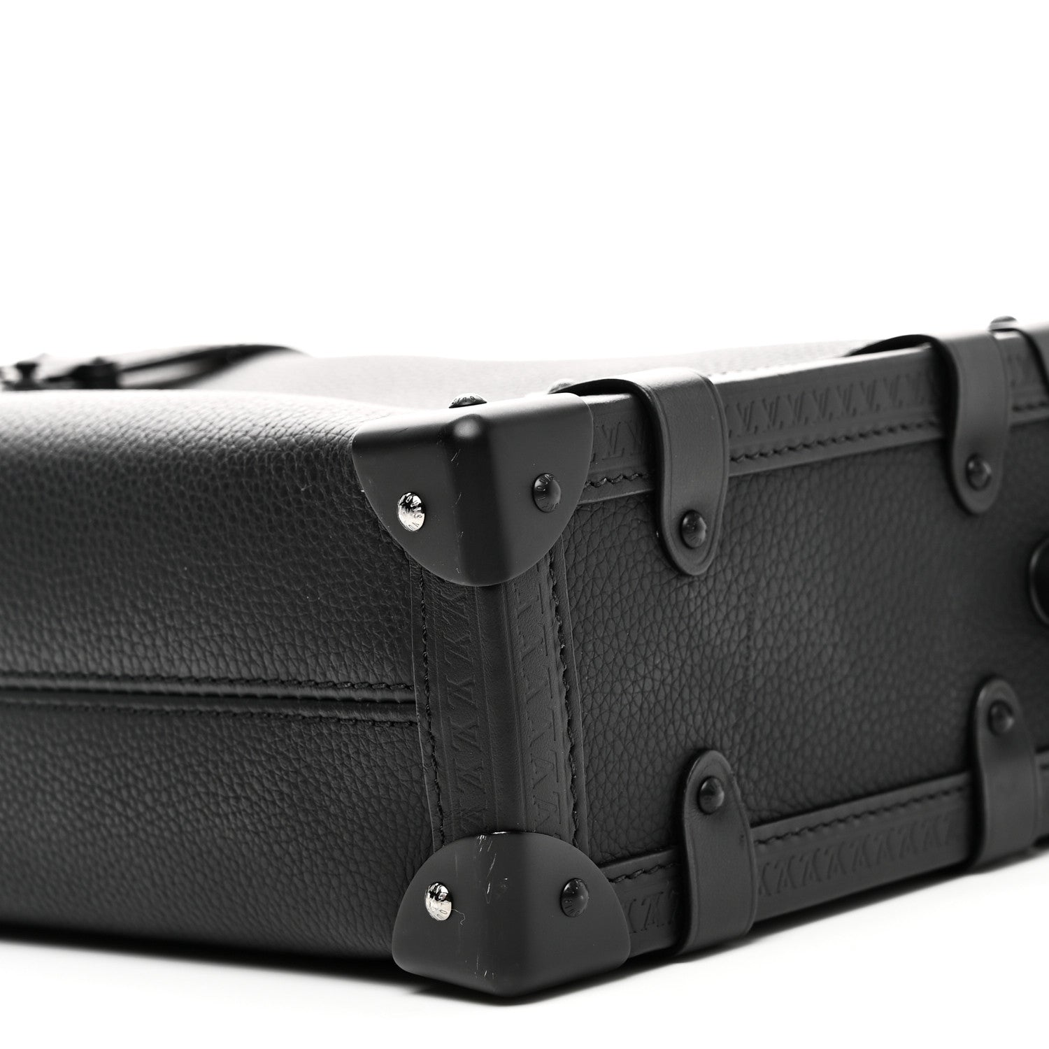 Calfskin Side Trunk MM Black