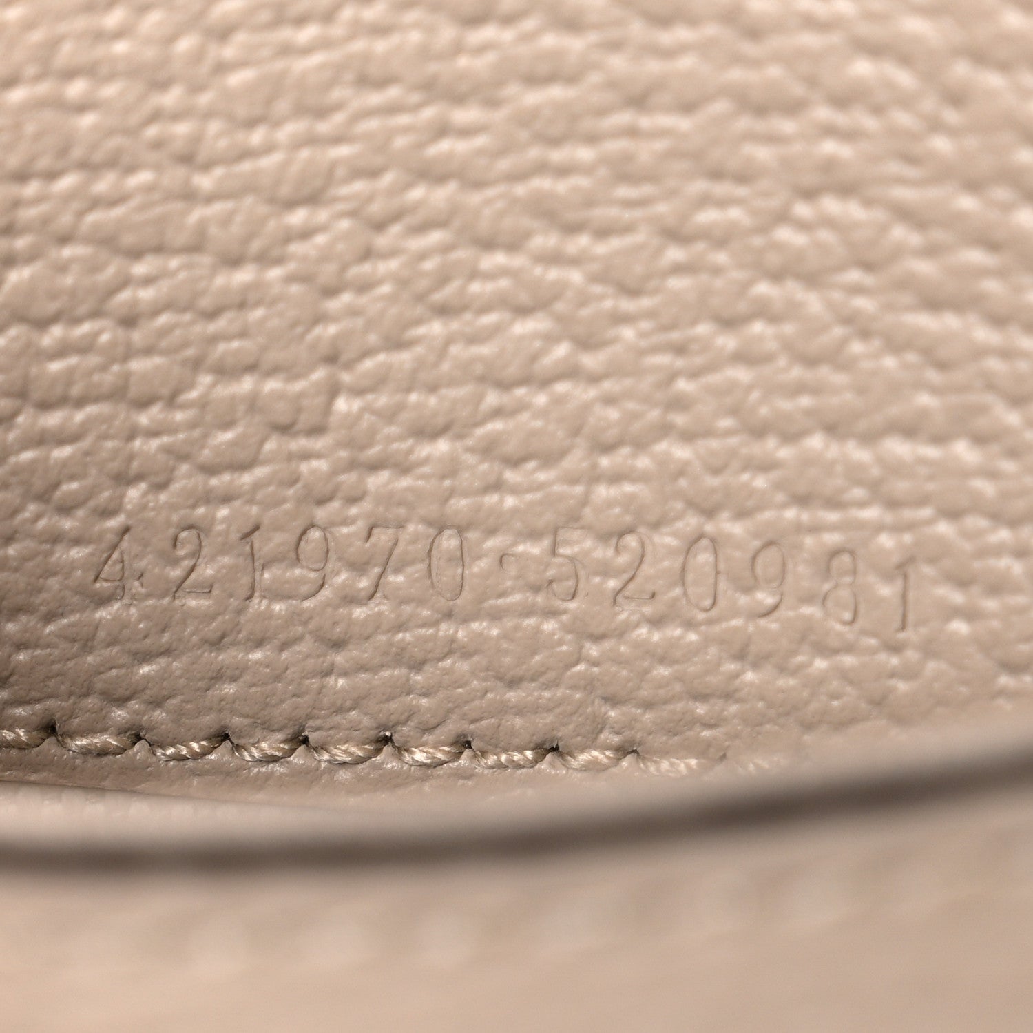 GG Supreme Monogram Textured Dollar Calfskin Mini Dionysus Shoulder Bag Beige Mystic White Oatmeal