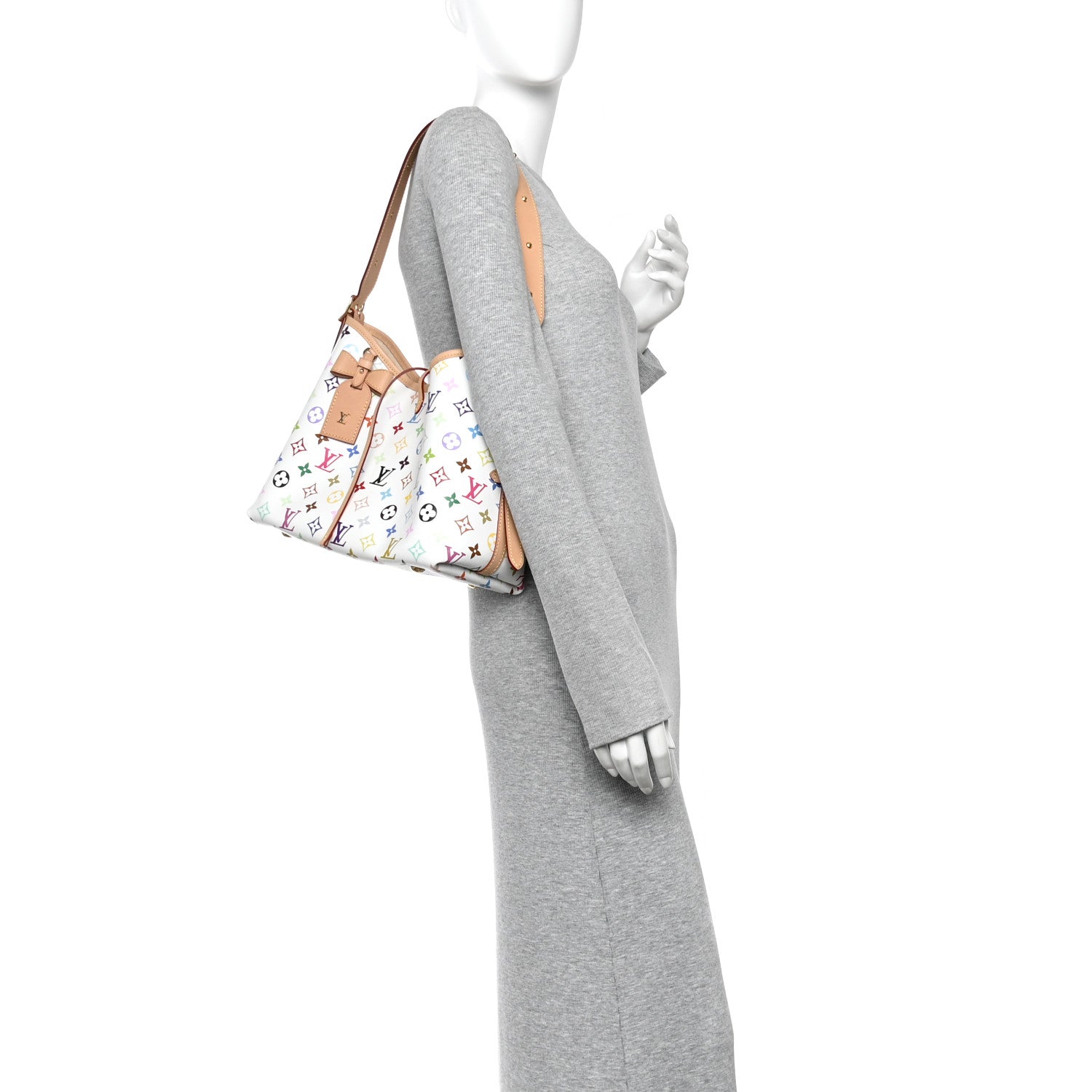 LV X TM Monogram Multicolor CarryAll PM White