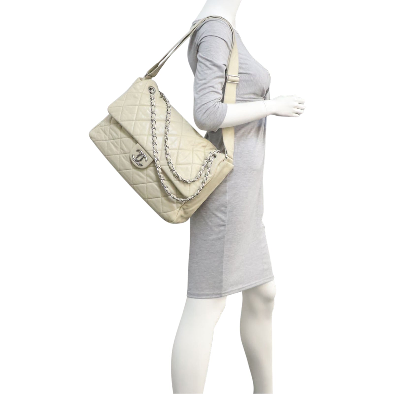 Chanel Single Flap Jumbo Book Bag