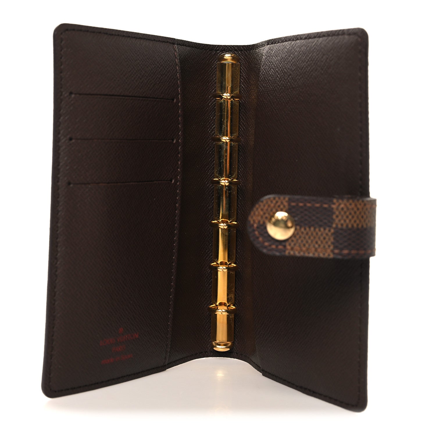 Damier Ebene Small Ring Agenda Cover