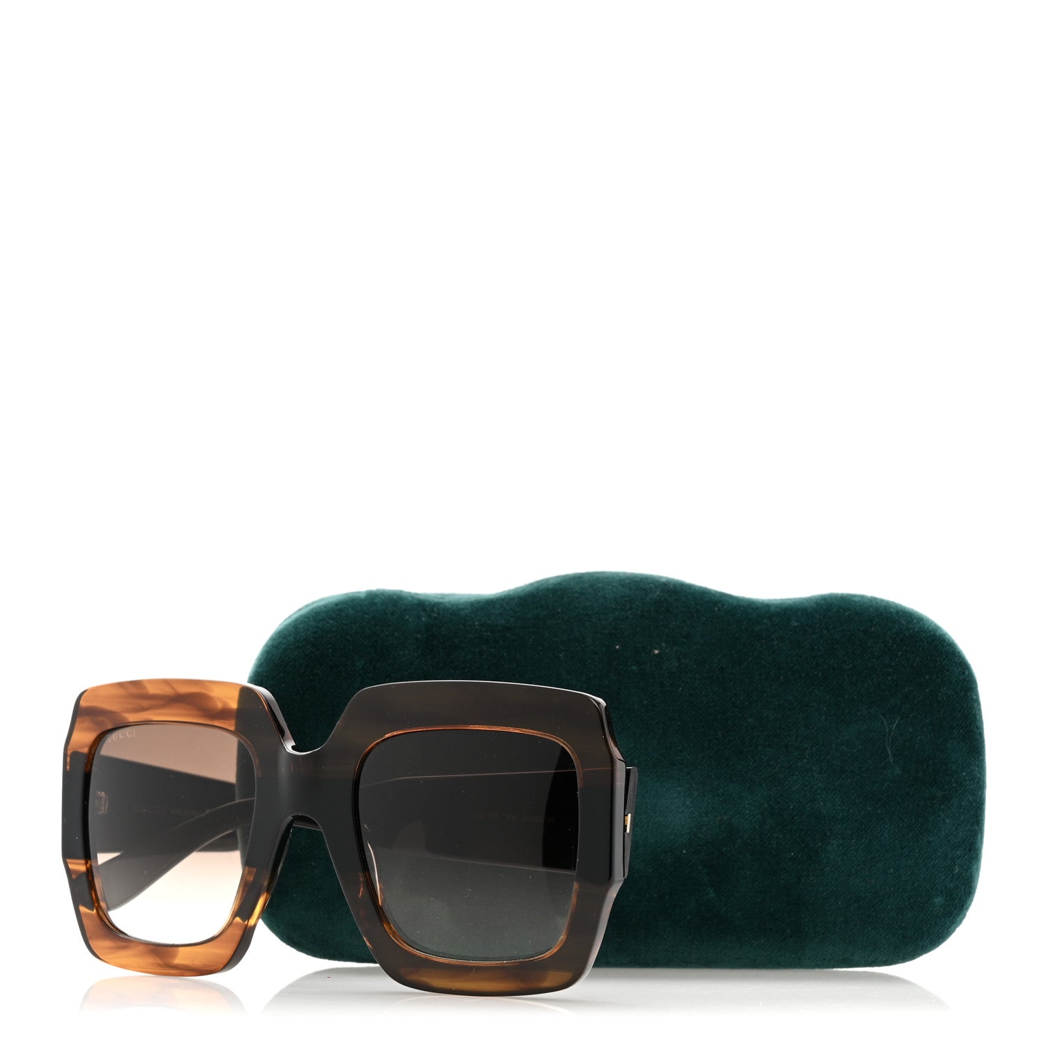 Square Frame GG0178S Sunglasses Havana