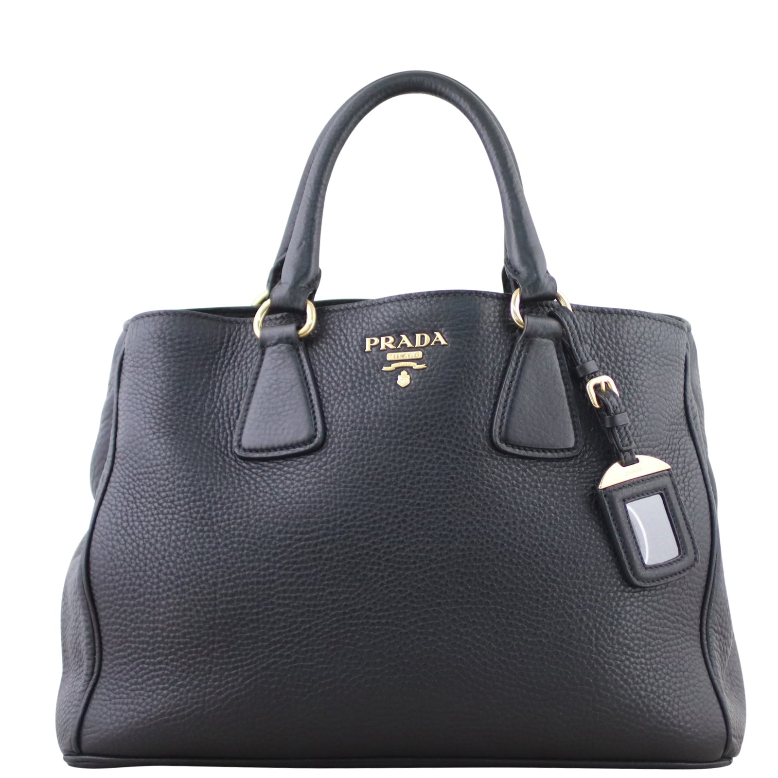 Prada Vitello Daino Two Way Tote