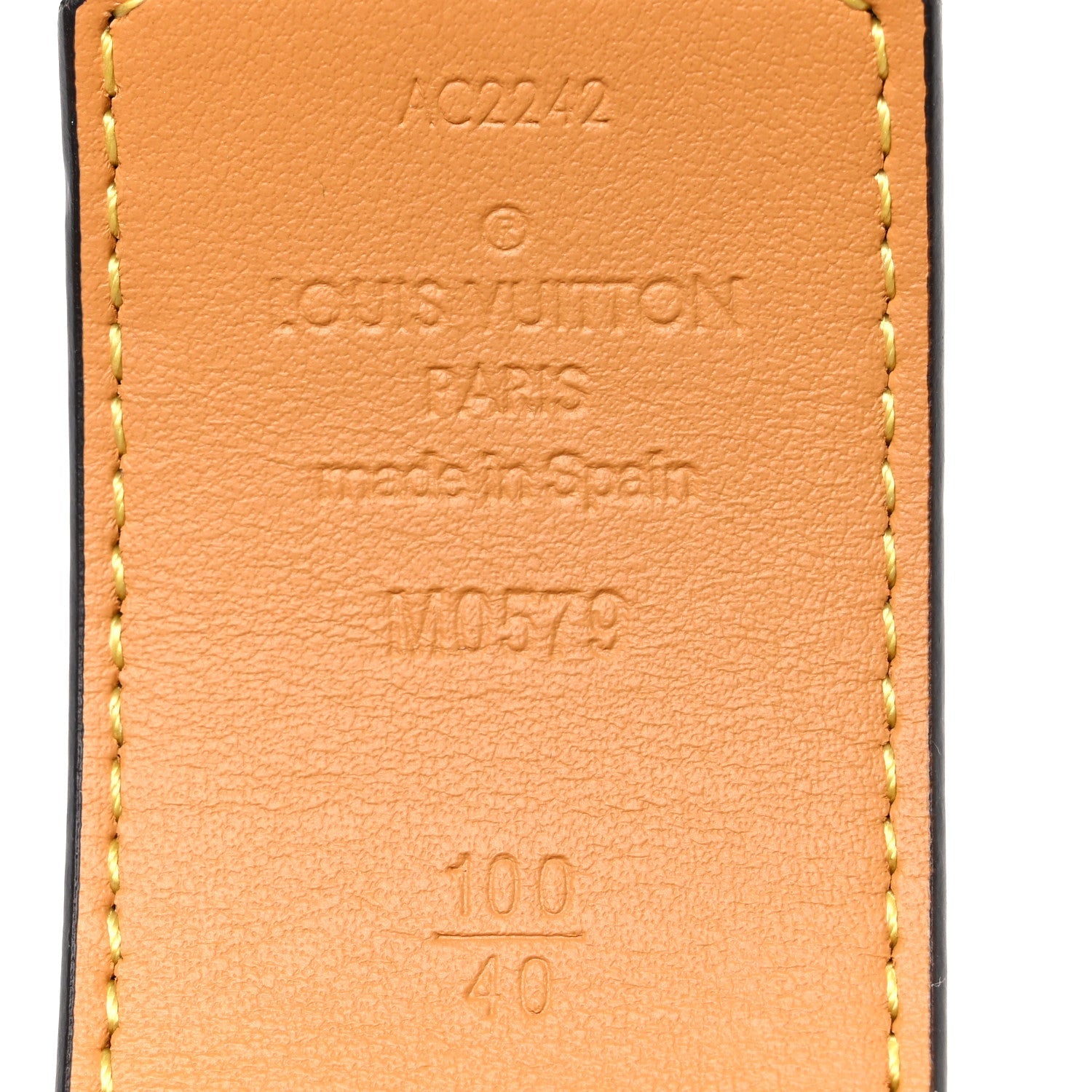 Monogram Blurry 40mm LV Initiales 100 40 Belt