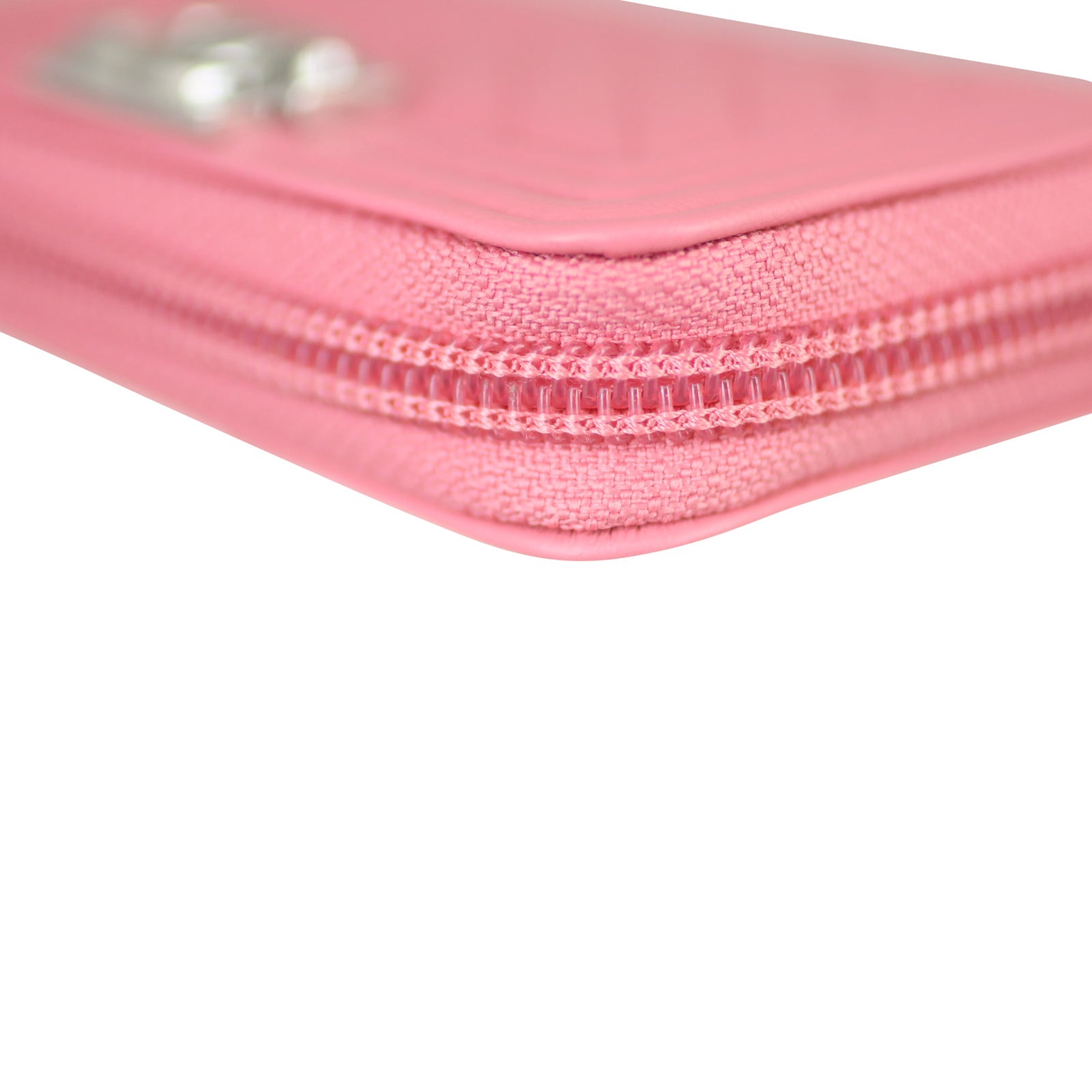 Chanel Boy Chevron Zip Coin Purse
