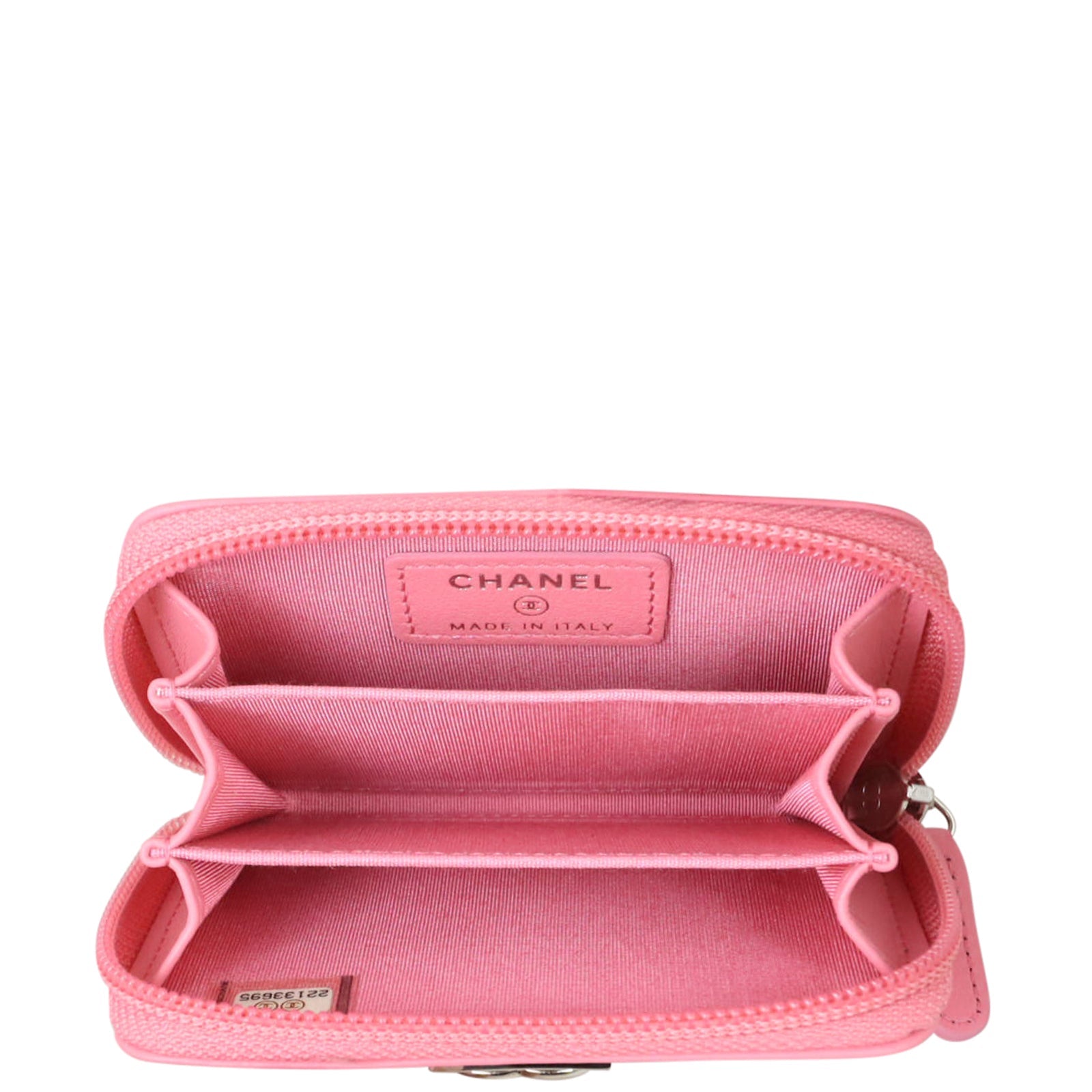 Chanel Boy Chevron Zip Coin Purse