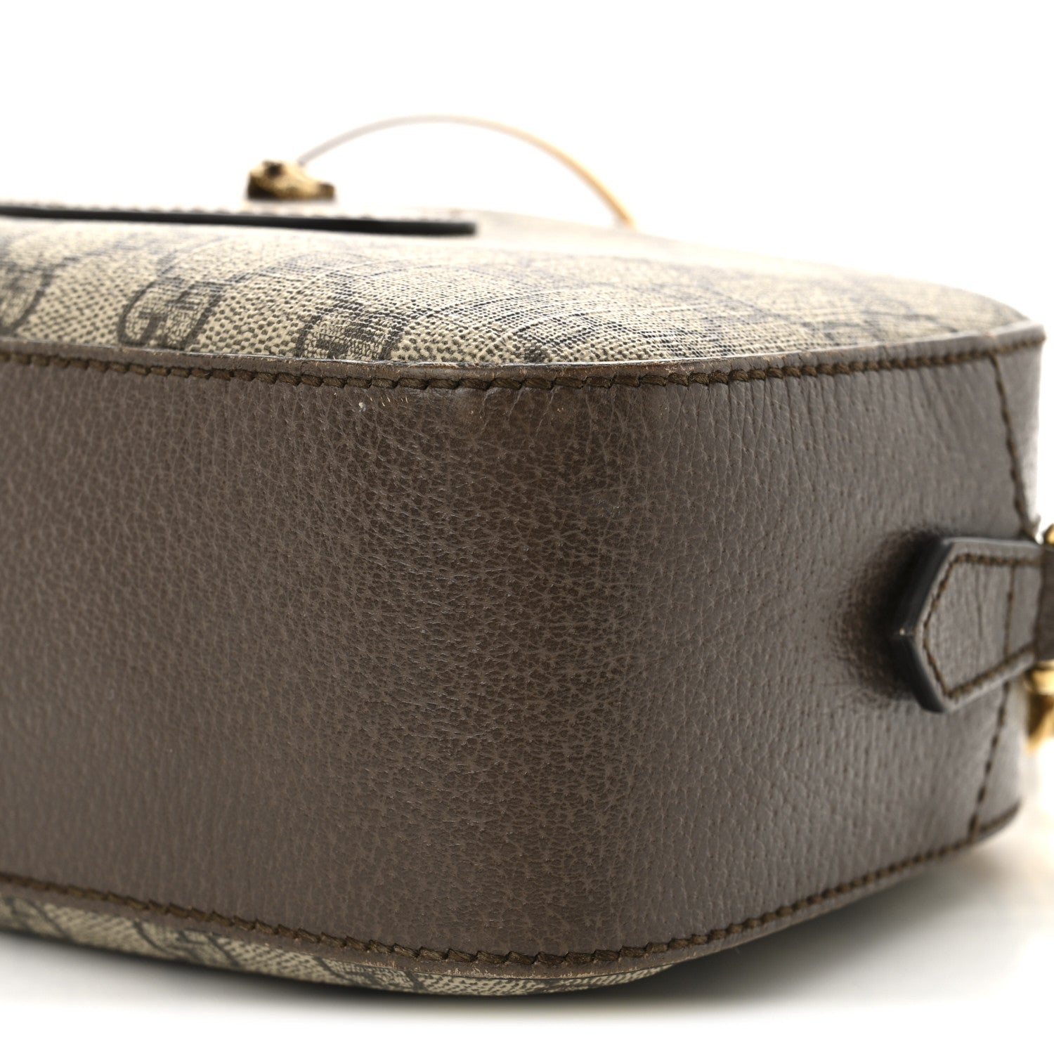 GG Supreme Monogram Web Neo Vintage Shoulder Bag Beige New Acero Crop