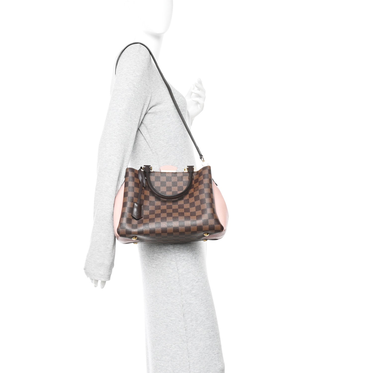 Damier Ebene Cuir Taurillon Brittany Magnolia