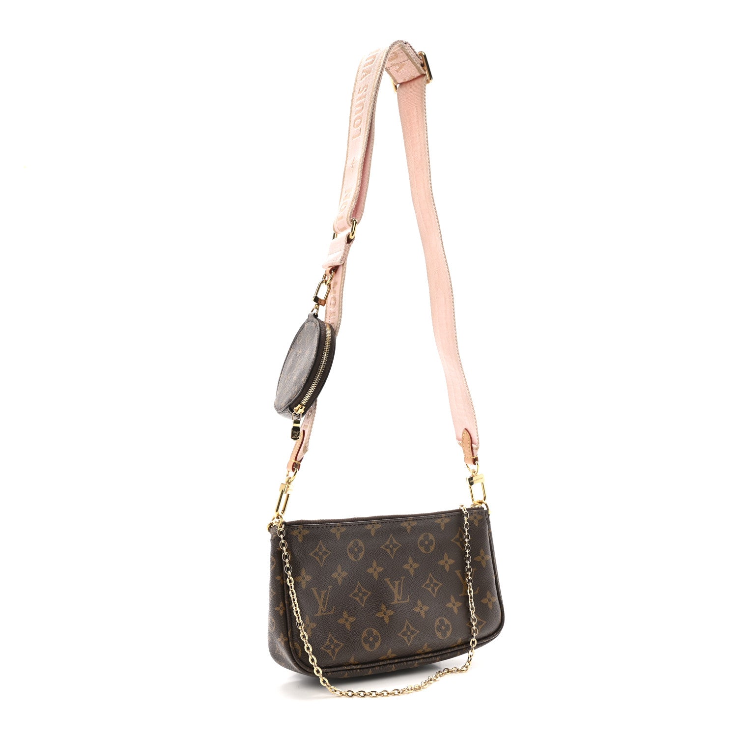 Monogram Multi Pochette Accessories Rose Clair