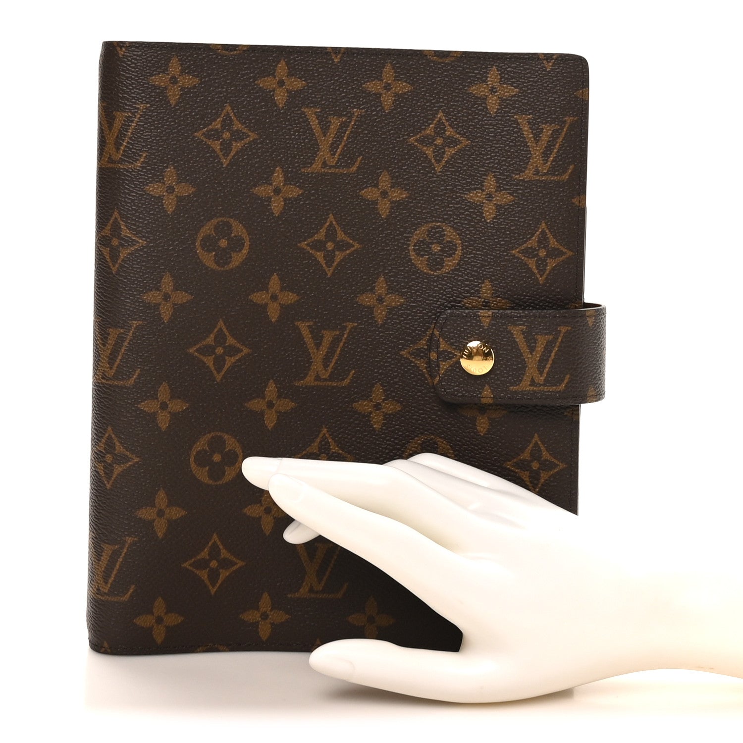 Monogram Large Ring Agenda Cover