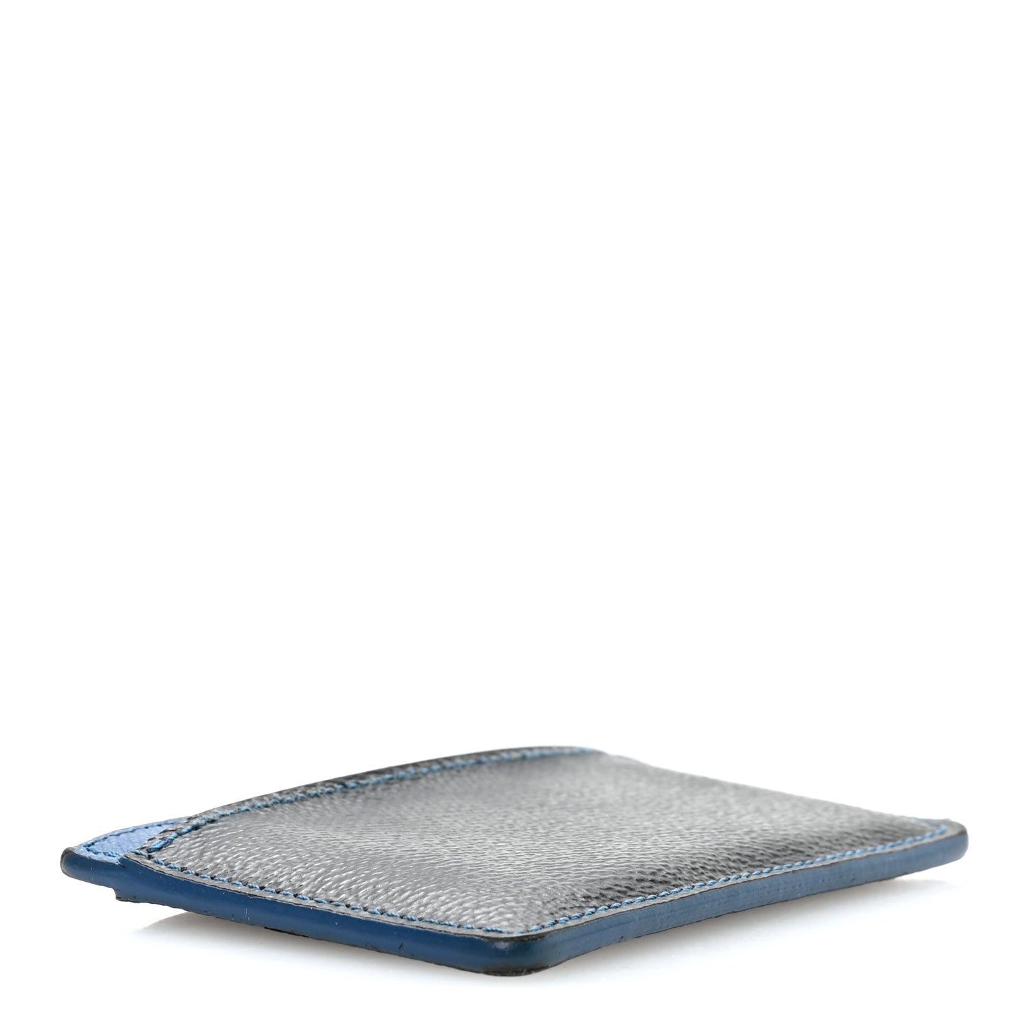 Damier Graphite Card Holder Blue