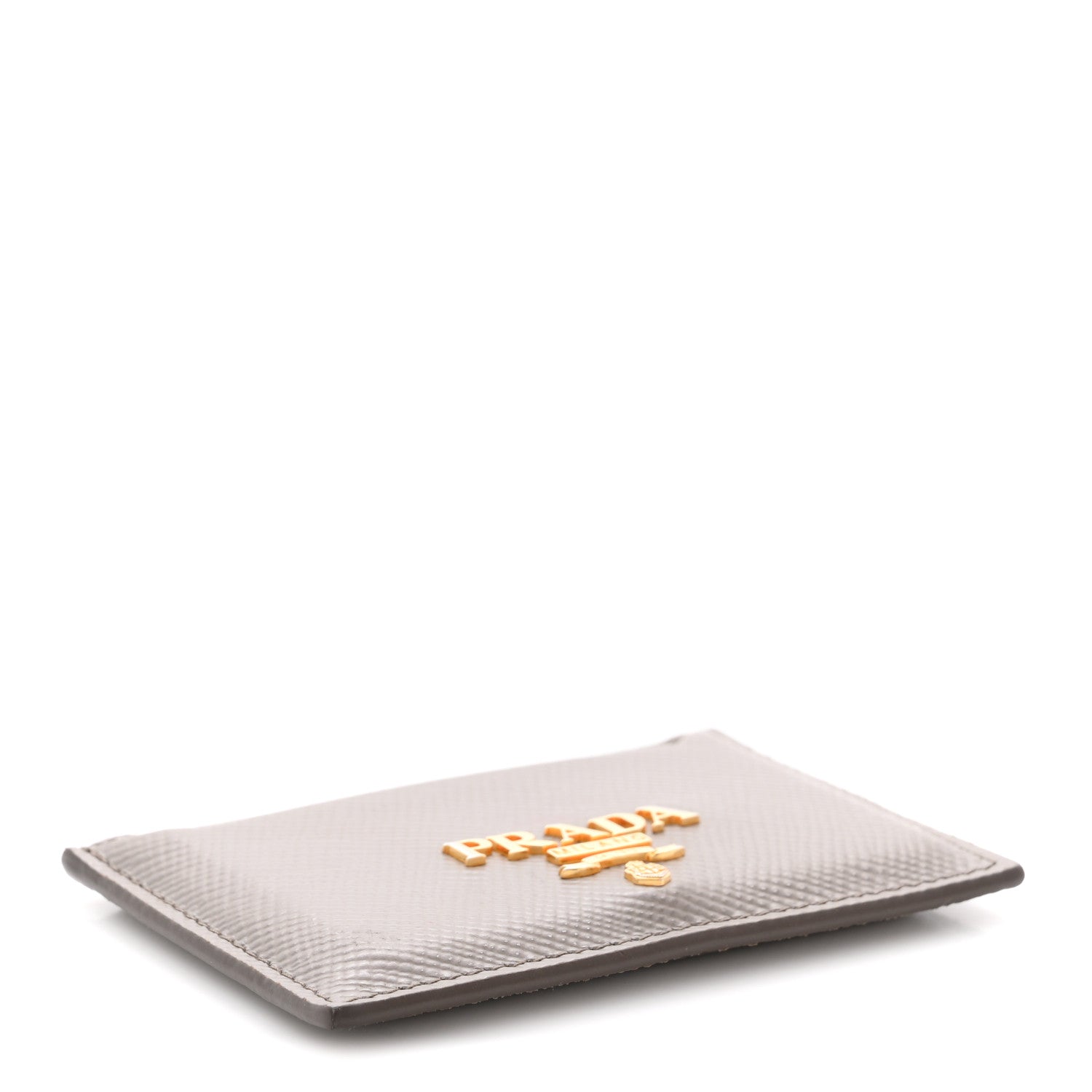 Saffiano Metal Card Case Argilla