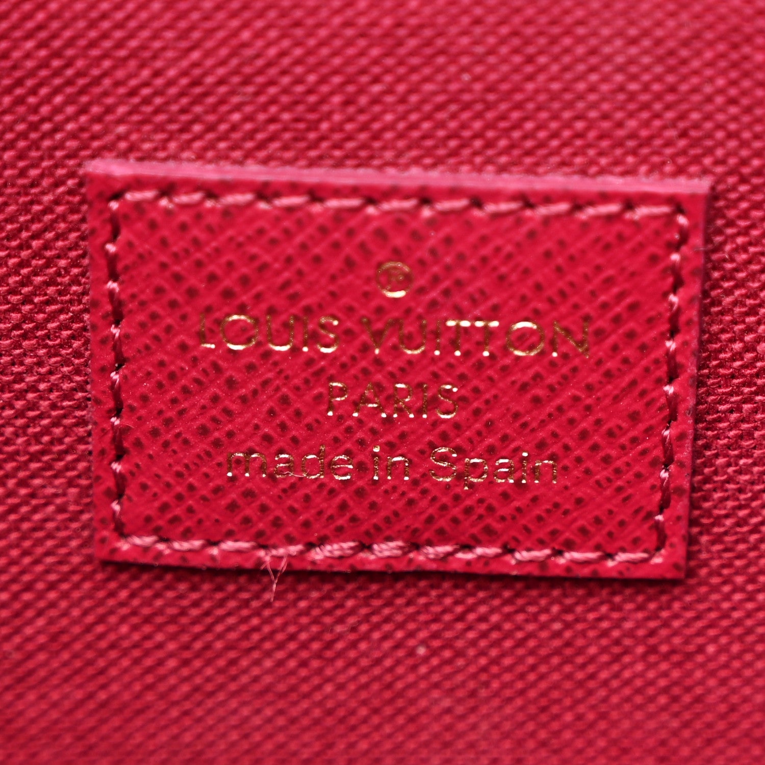Monogram Pochette Felicie Chain Wallet Fuchsia