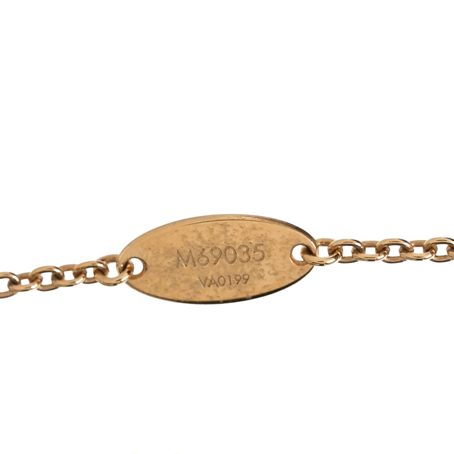 Metal LV Garden Louis Pendant Necklace Gold