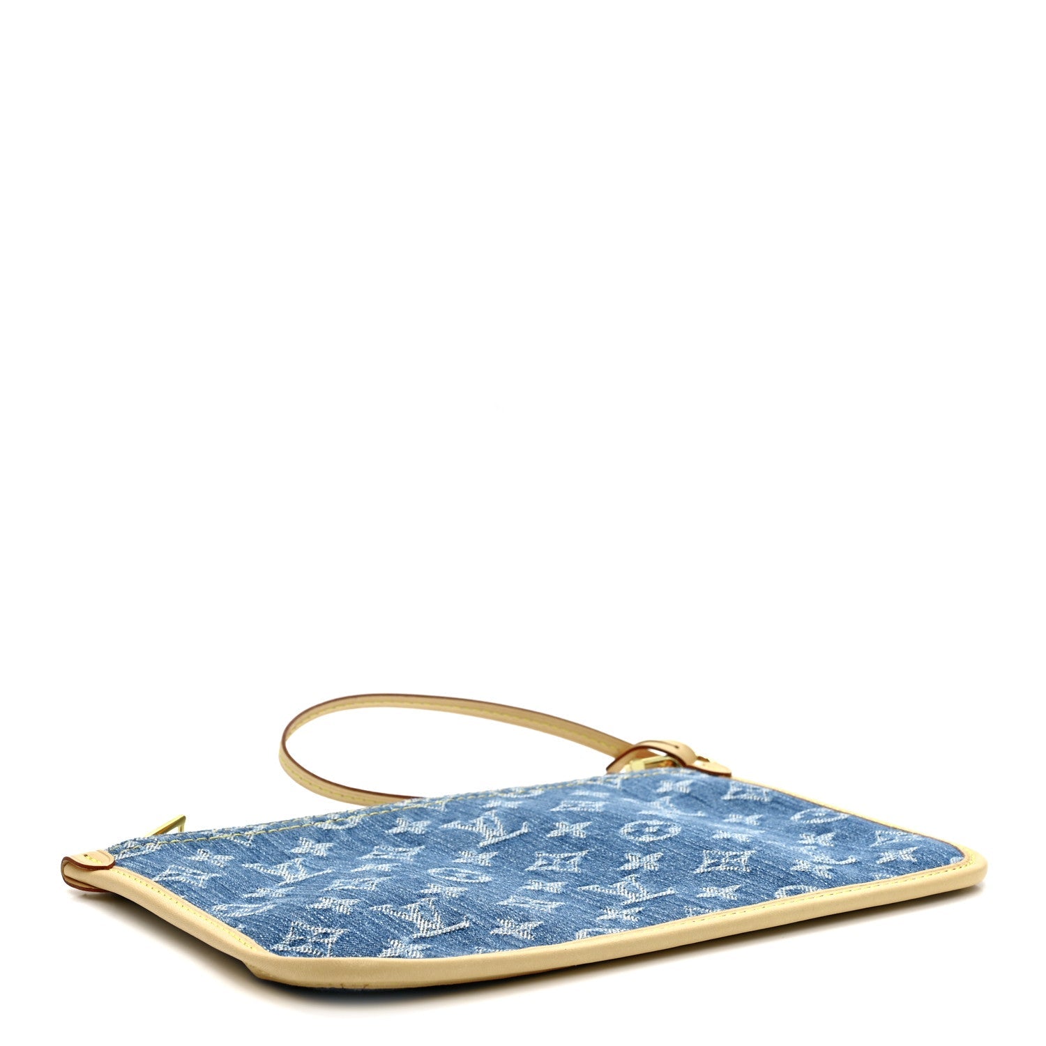 Denim Monogram Jacquard Neverfull MM GM Pochette Blue