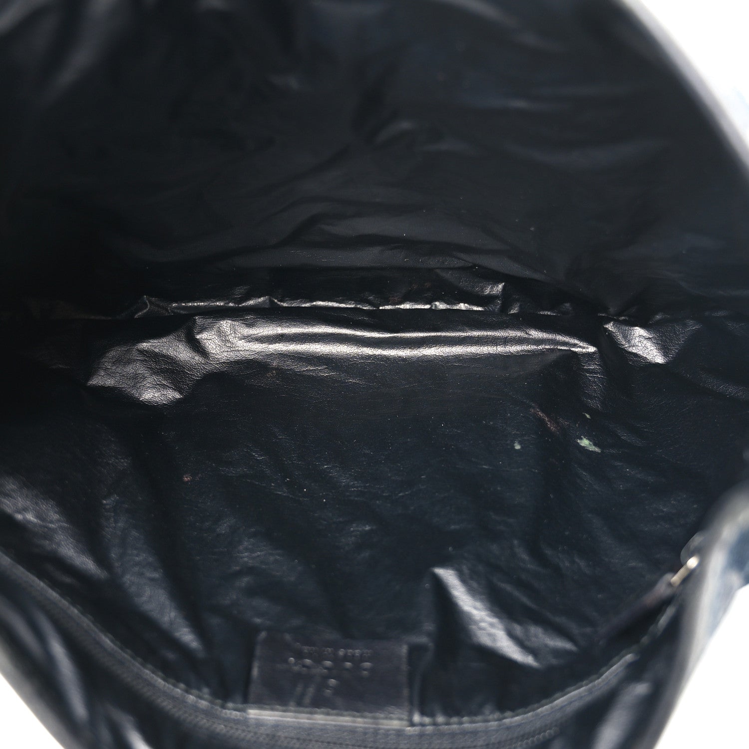 Monogram Lobster Clasp Jackie O Hobo Black
