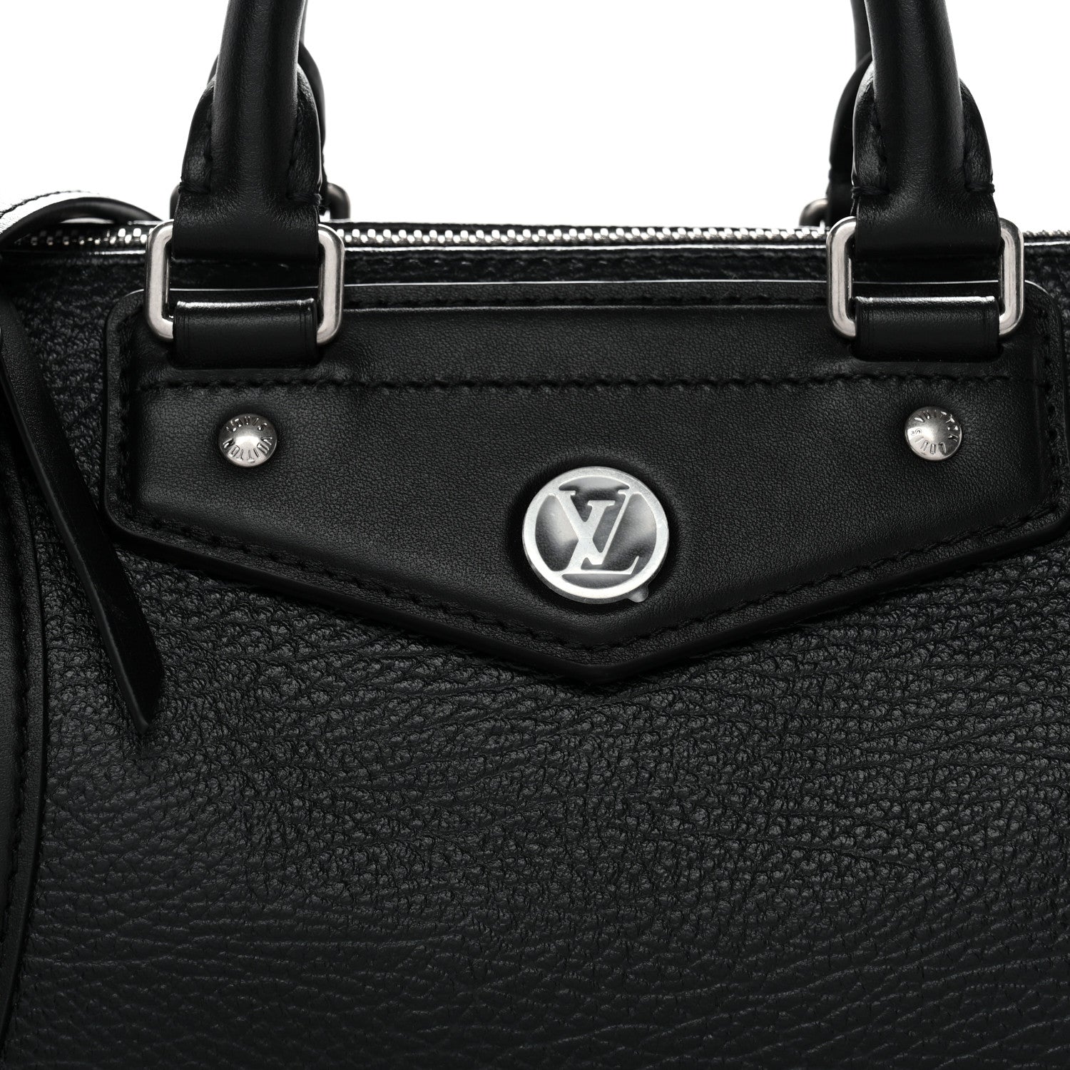 Pixel Lambskin LV Biker PM Black
