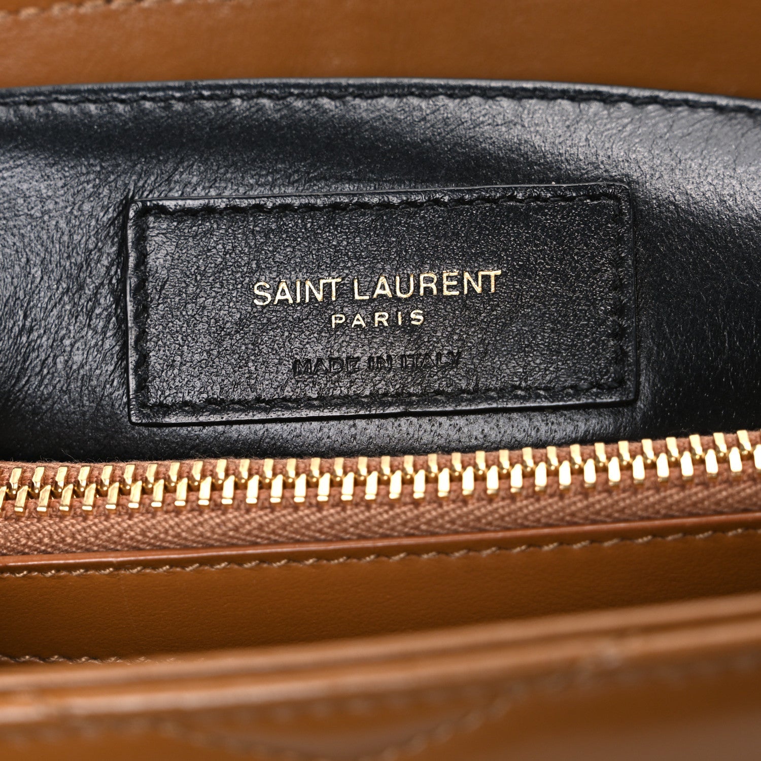 Calfskin Y Quilted Monogram Small Loulou Chain Satchel Dark Natural