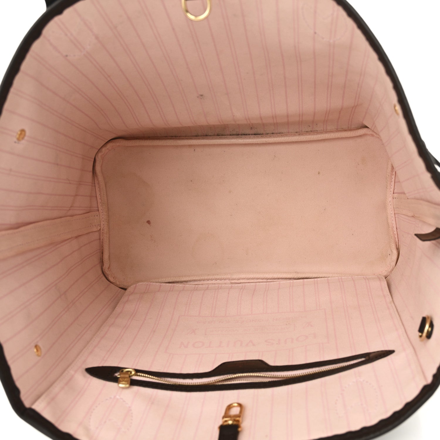 Damier Ebene Neo Neverfull MM Rose Ballerine