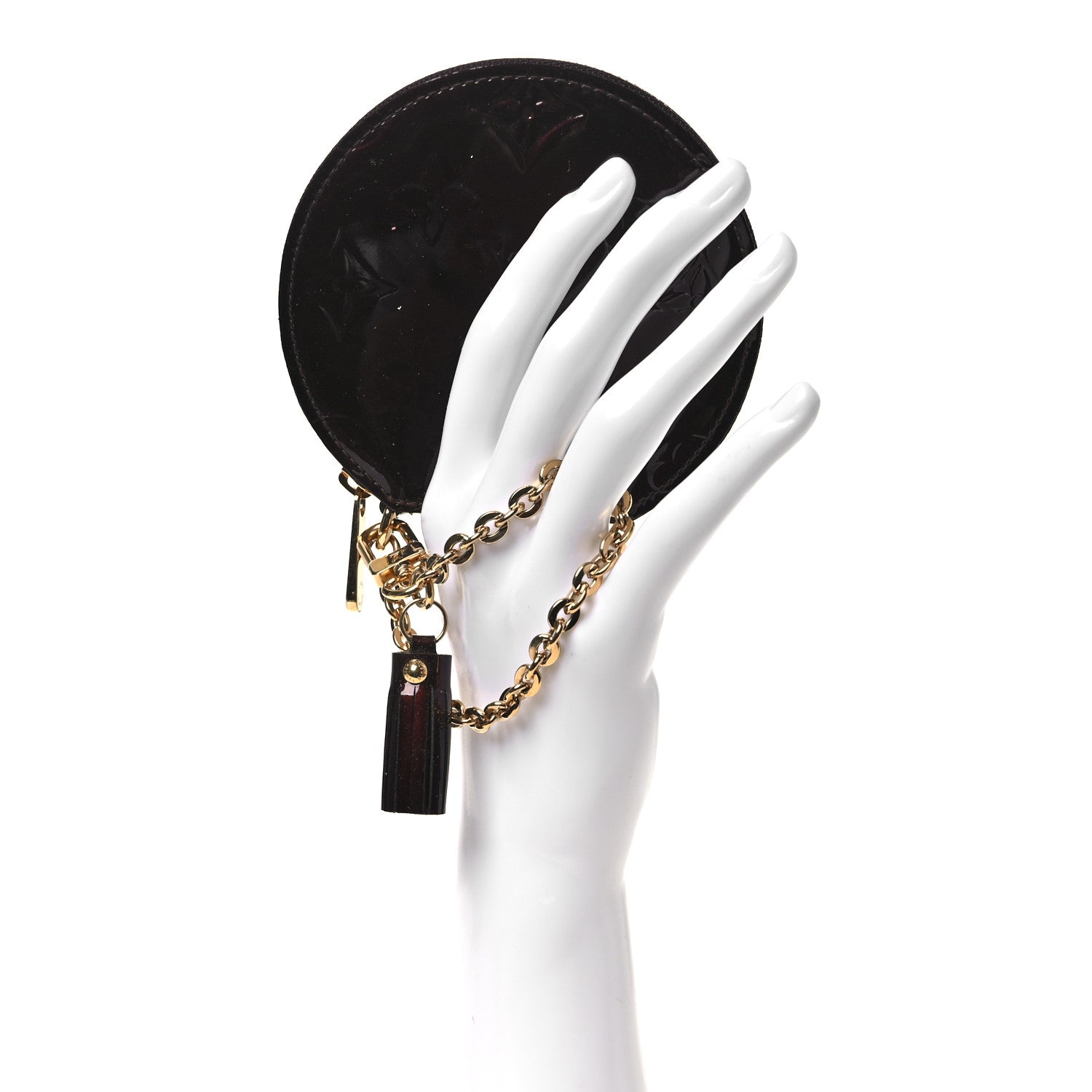 Vernis Chapeau Coin Purse Amarante