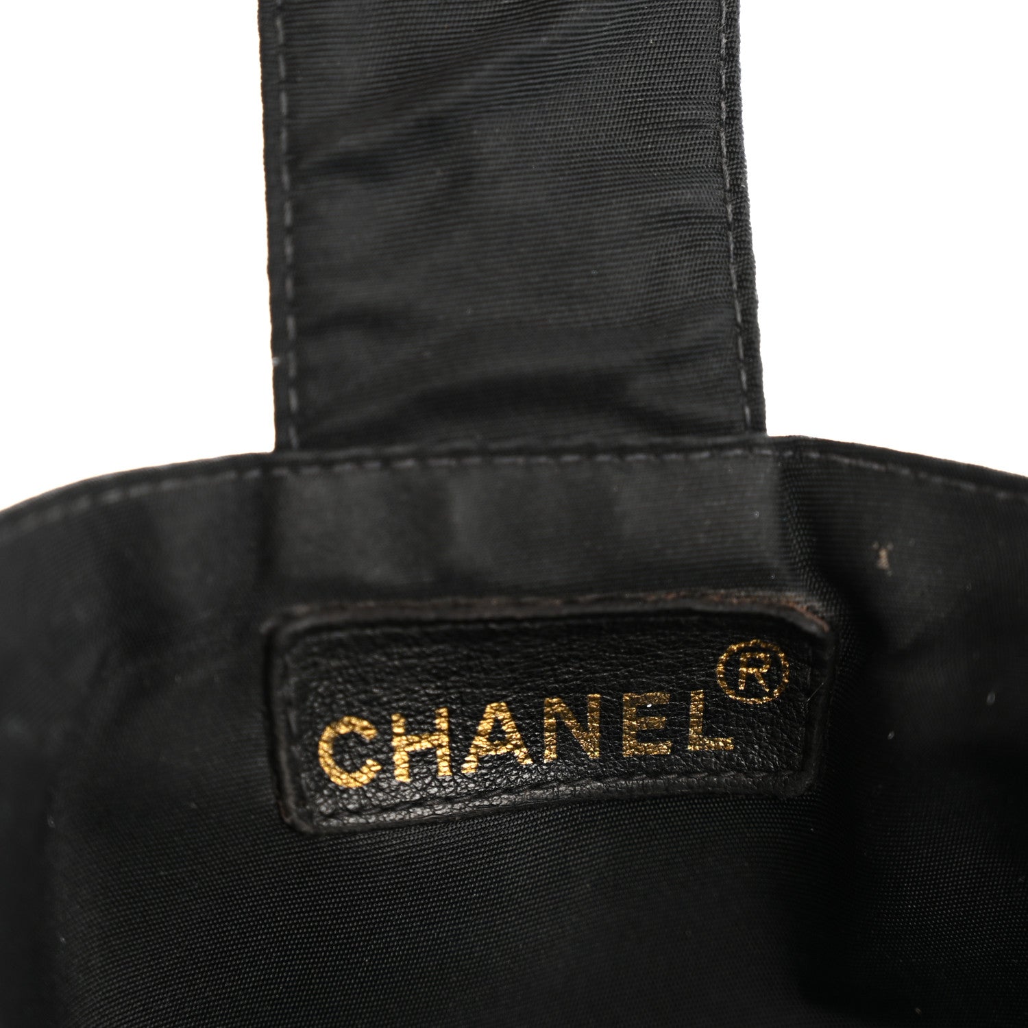 Nylon Button CC Tote Black