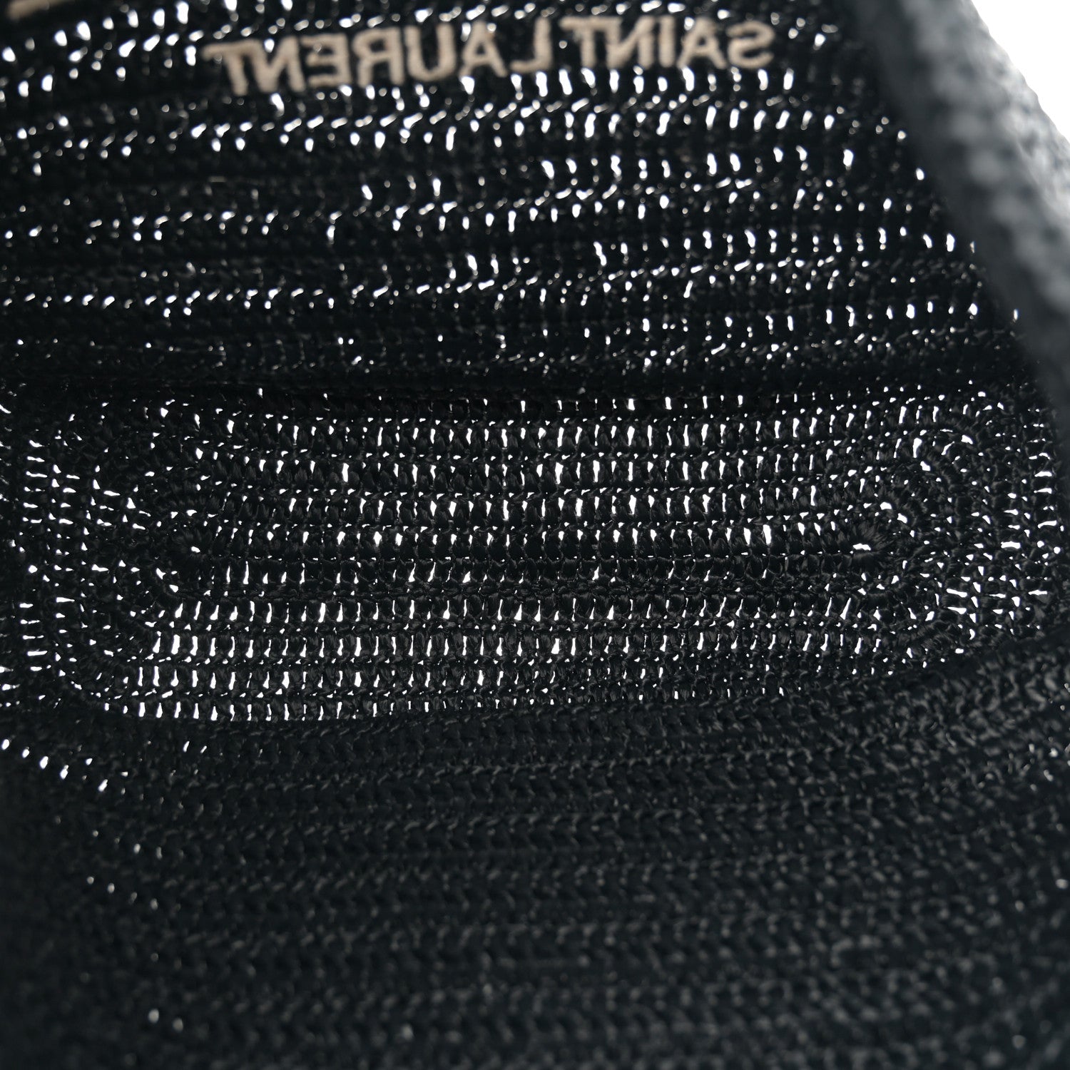 Raffia Rive Gauche Tote Black